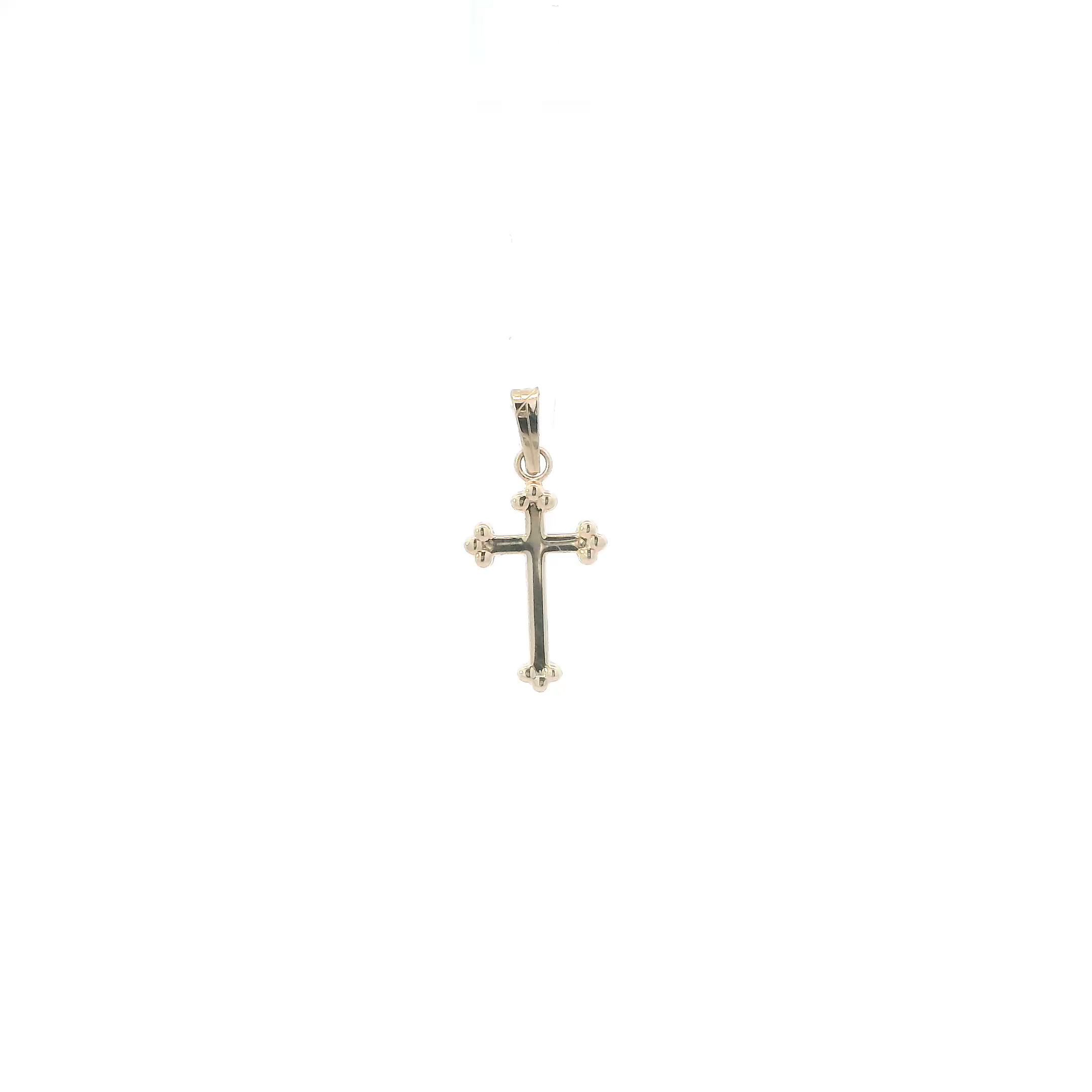14K Yellow Gold Cross Pendant