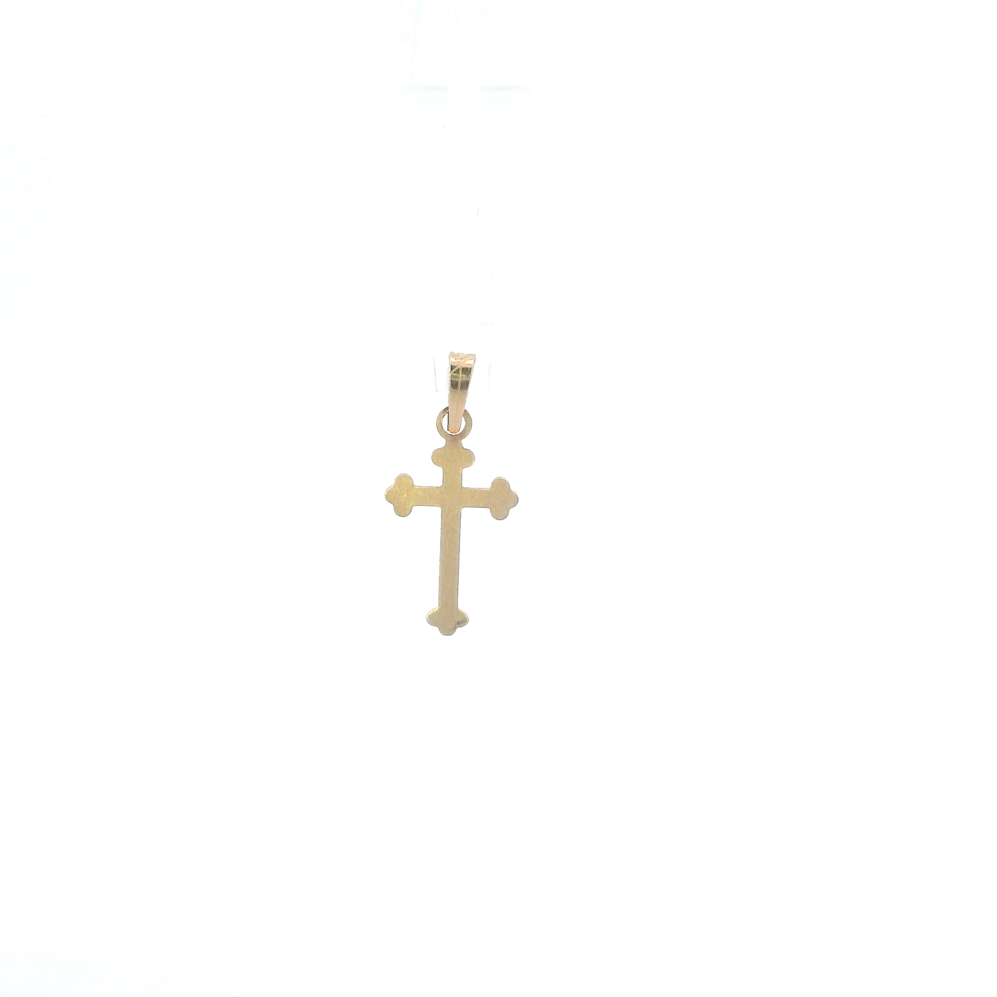14K Yellow Gold Cross Pendant