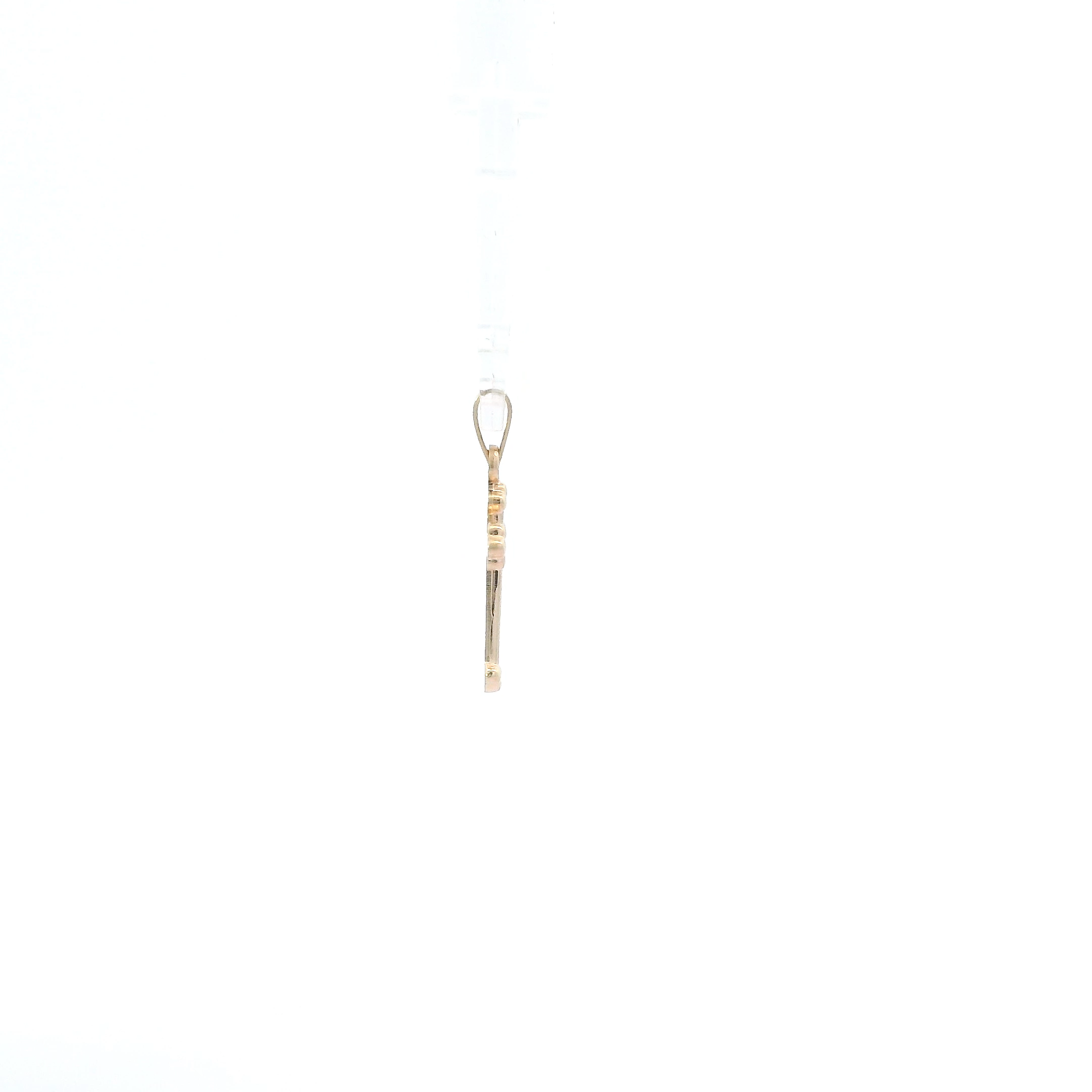 14K Yellow Gold Cross Pendant