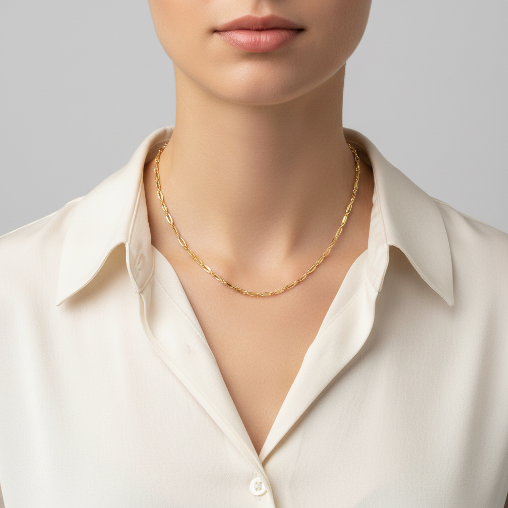 14K Yellow Gold 17.5