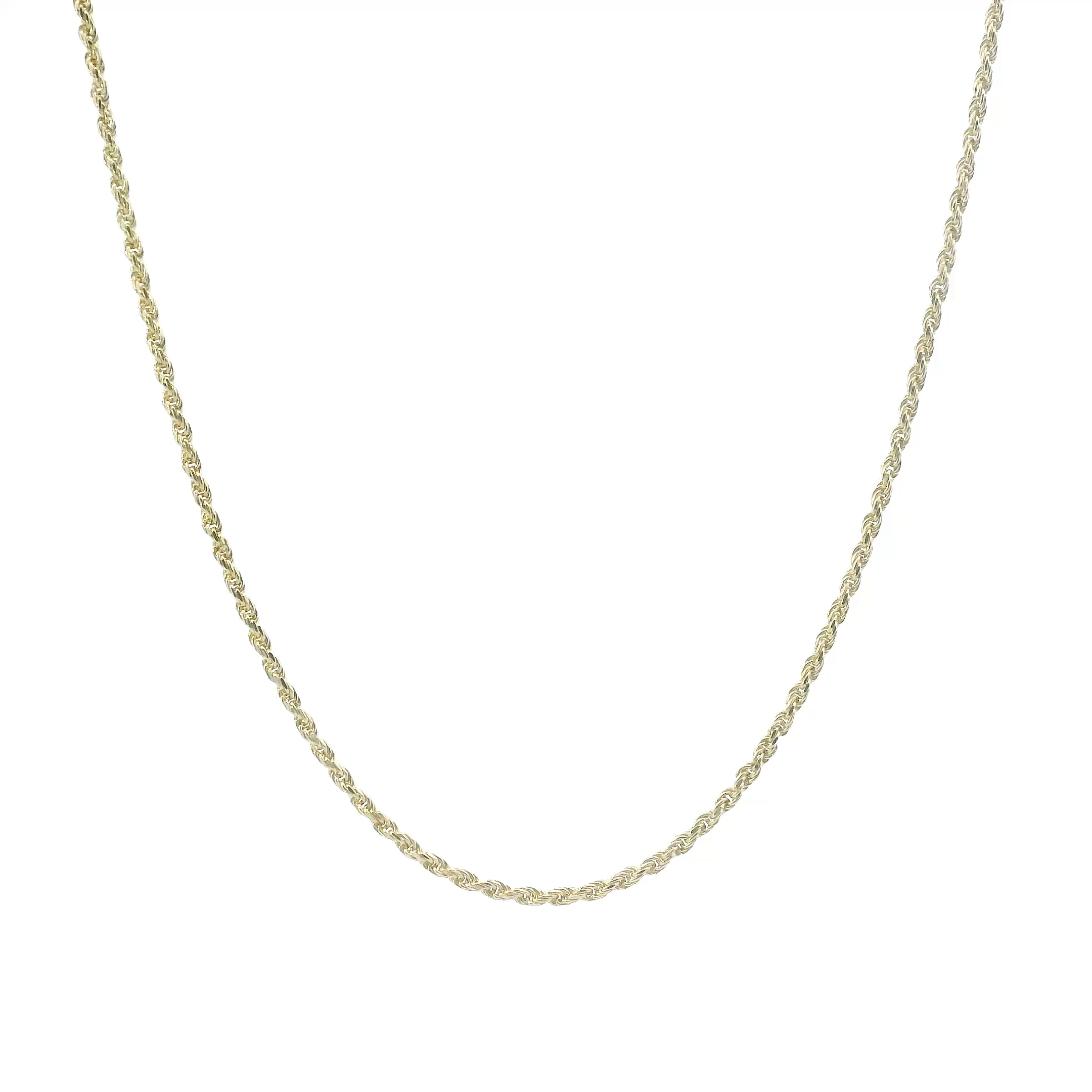 14K Yellow Gold Rope Chain