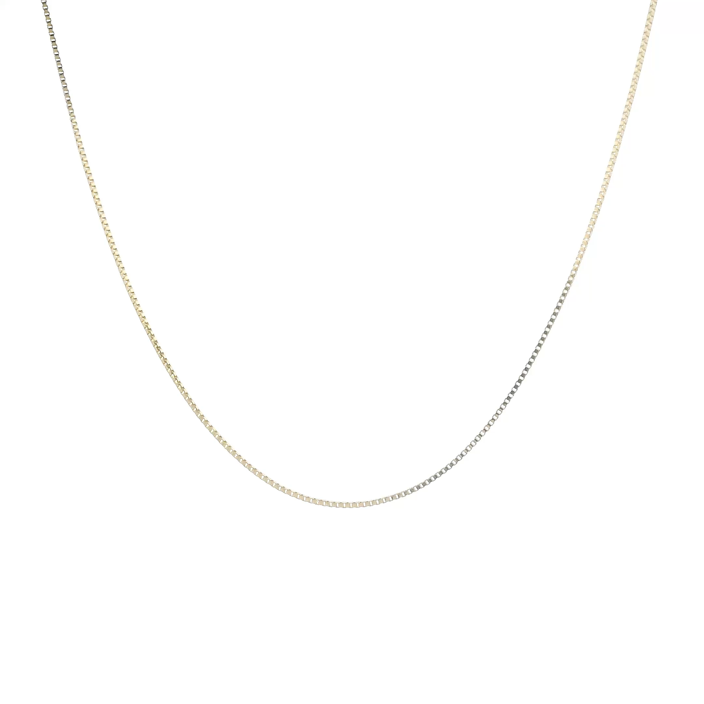 14K Yellow 26" Gold Box Chain