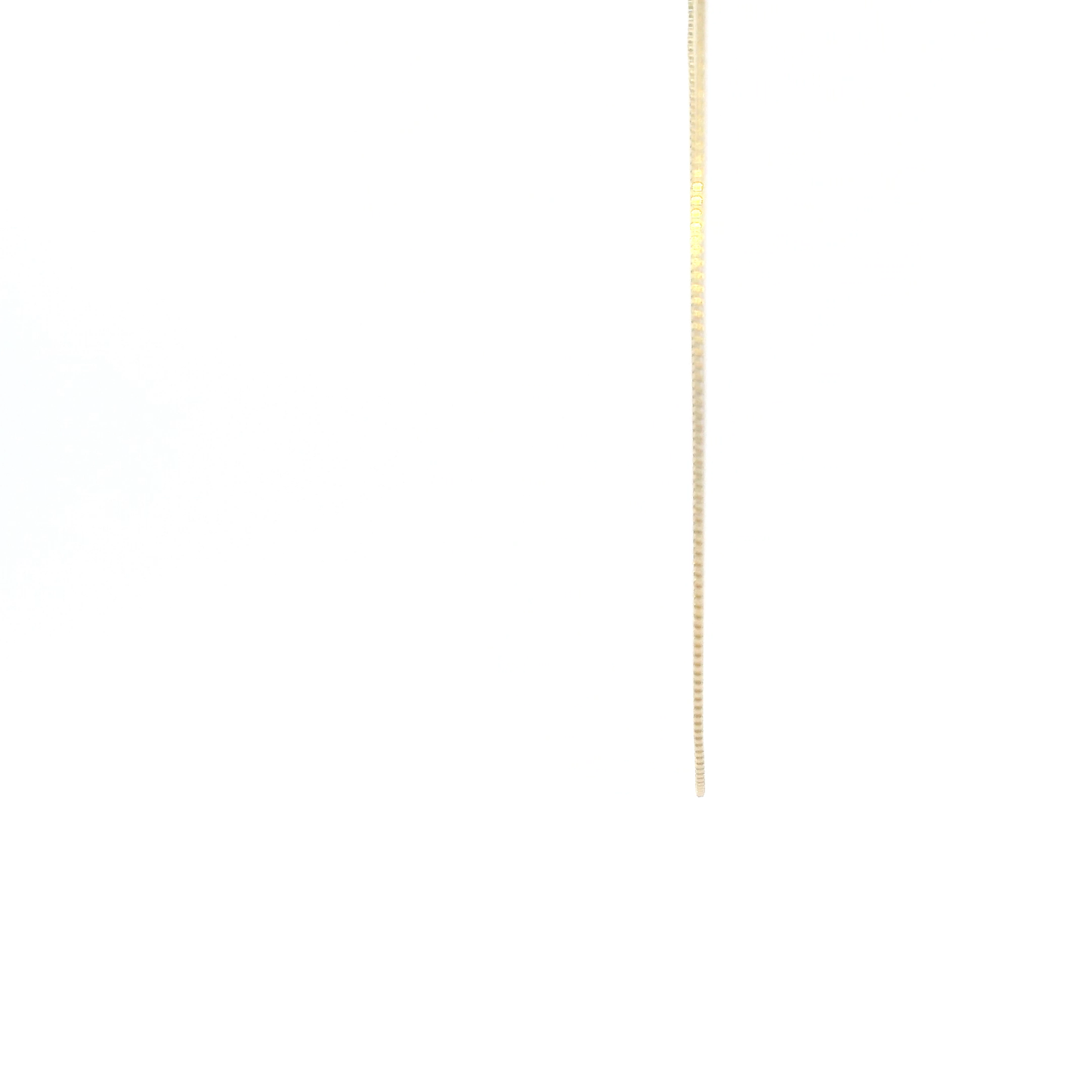 14K Yellow 26" Gold Box Chain
