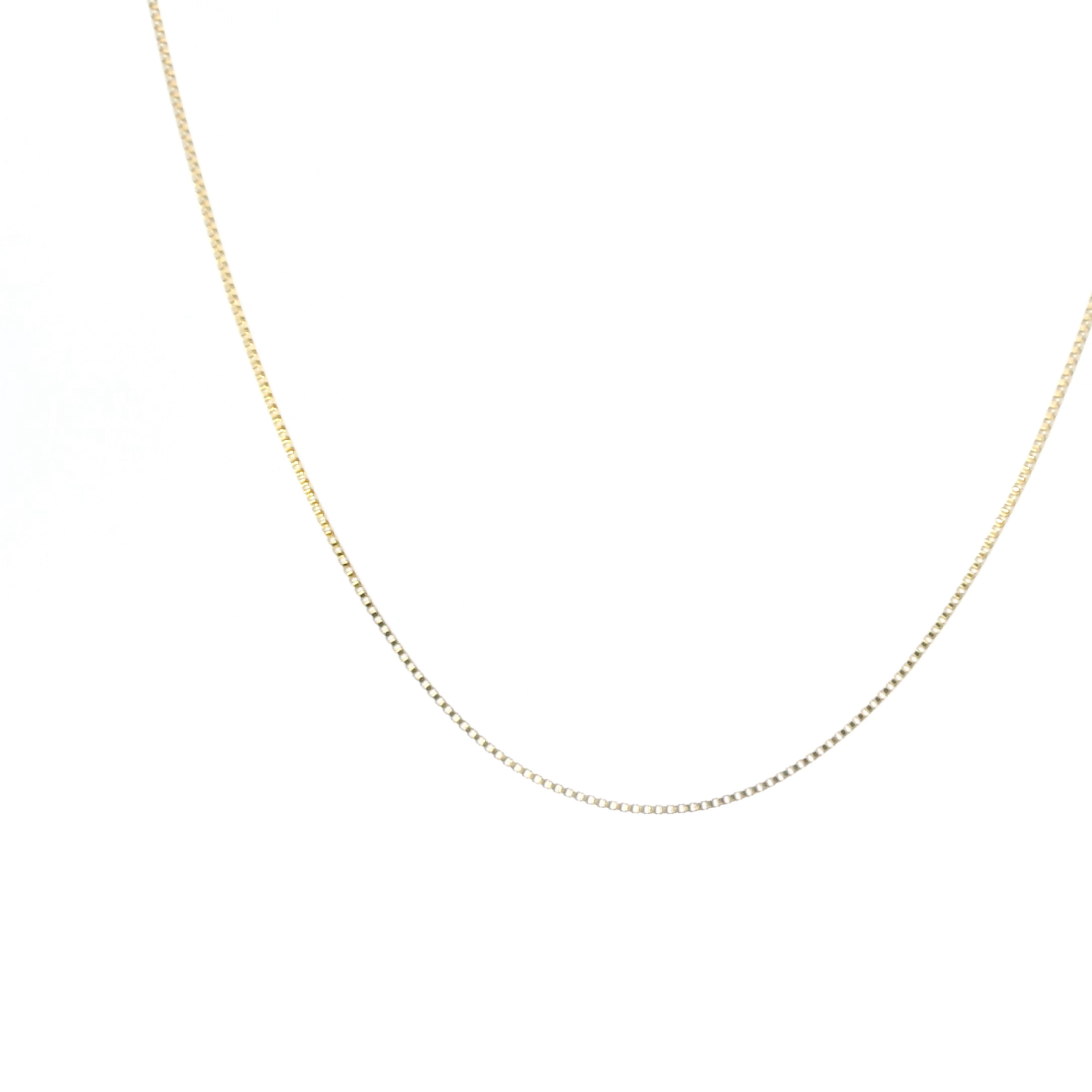 14K Yellow 26" Gold Box Chain