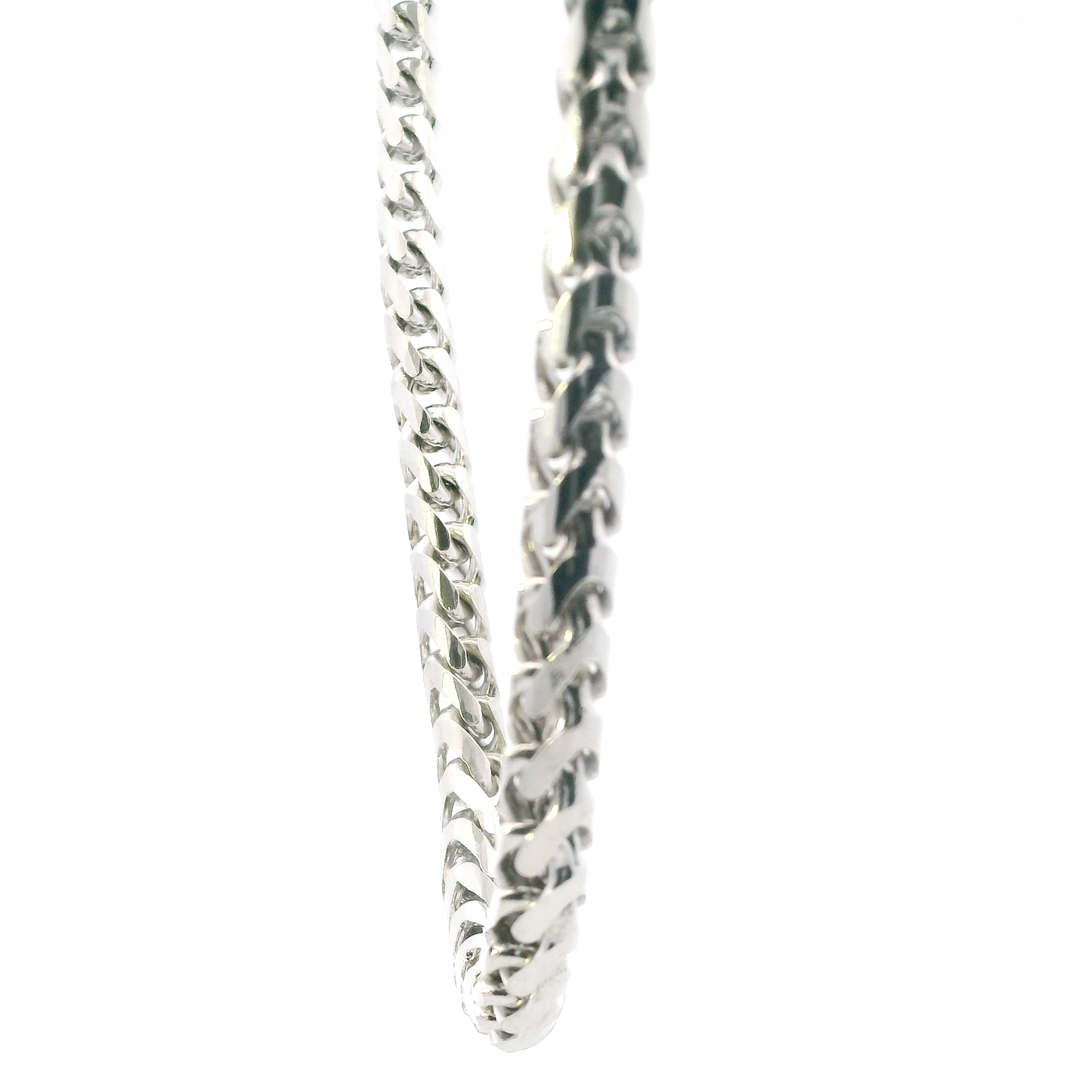 Sterling Silver 18" Snake Wheat Chain
