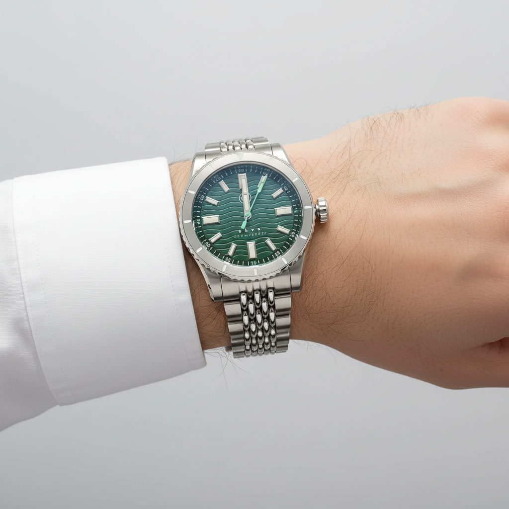 Henry Archer Underwater Green Wristwatch - AKV-800