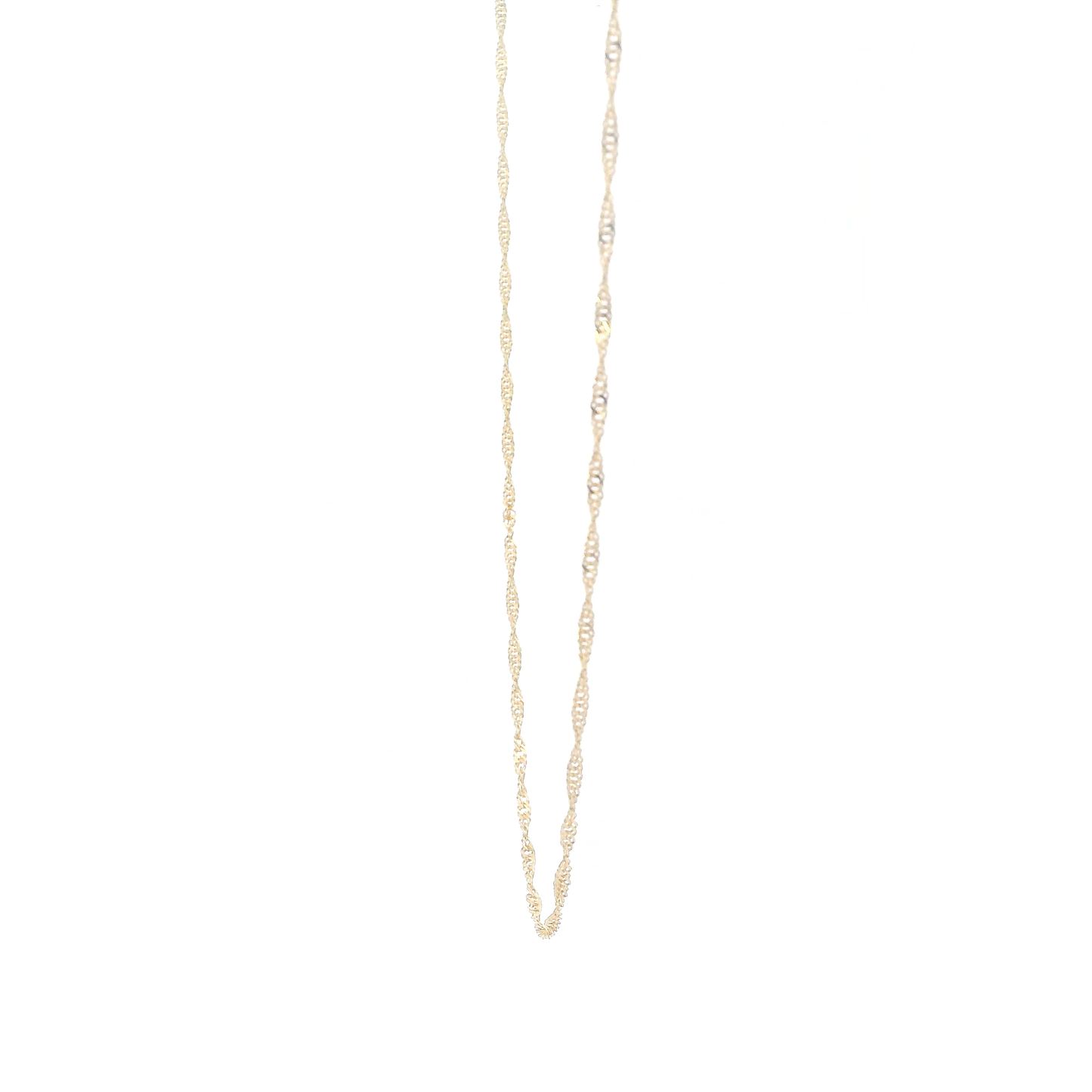 14K Yellow Gold 18" Singapore Chain