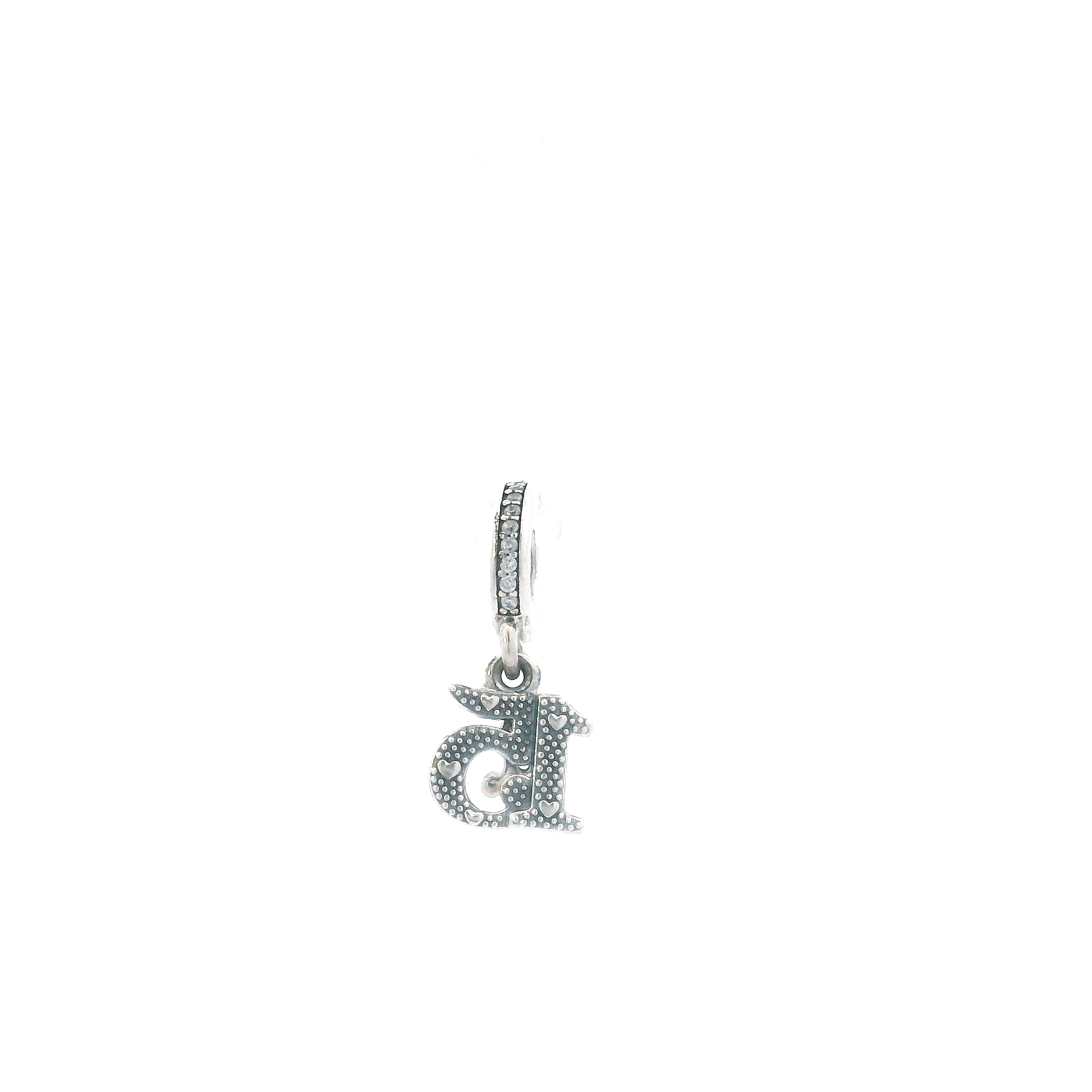 Pandora Sterling Silver 15th Birthday Dangle Charm