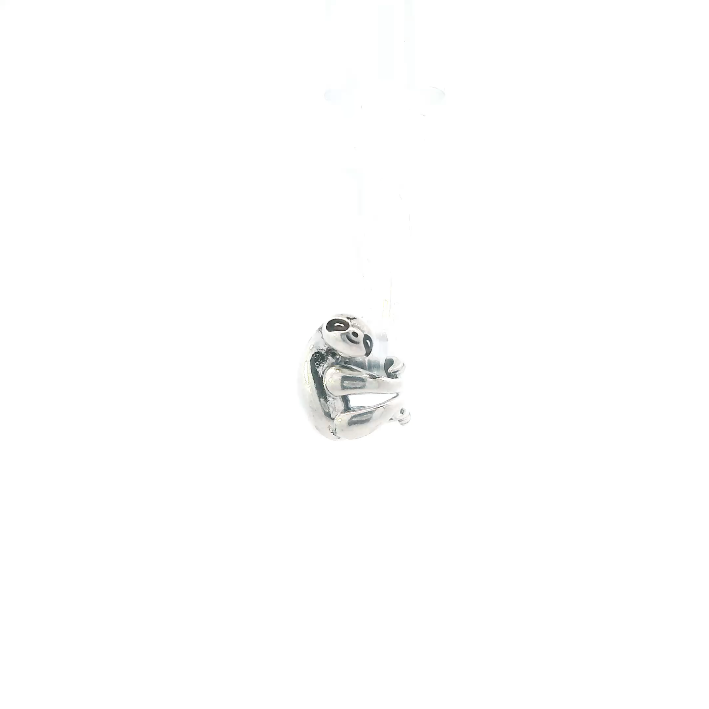 Pandora Silver Hanging Sloth Charm Engraved "Good Things Take Time"