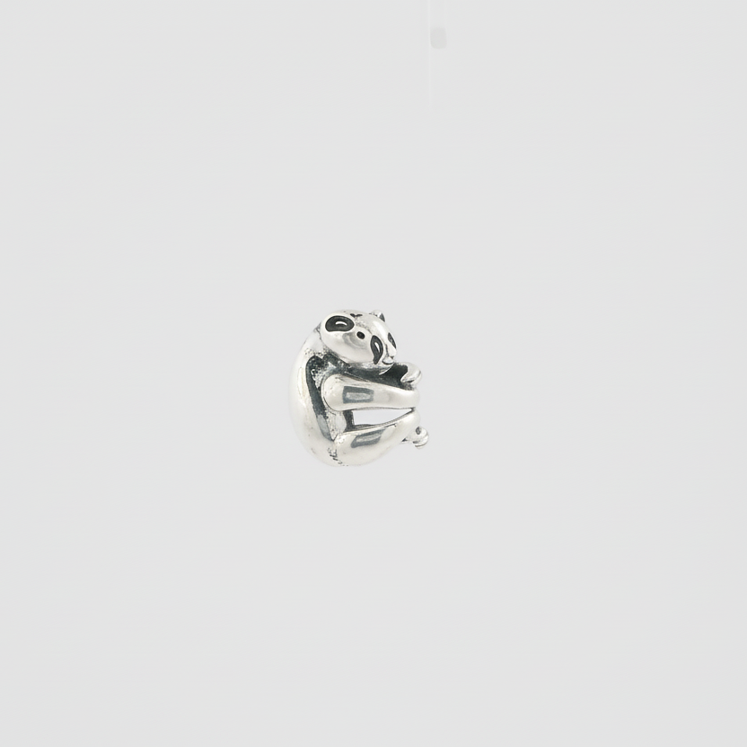 Pandora Silver Hanging Sloth Charm Engraved "Good Things Take Time"