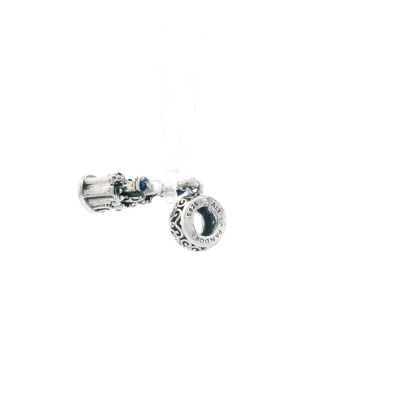 Sterling Silver Pandora Disneyland Sleeping Beauty Castle Dangle Charm