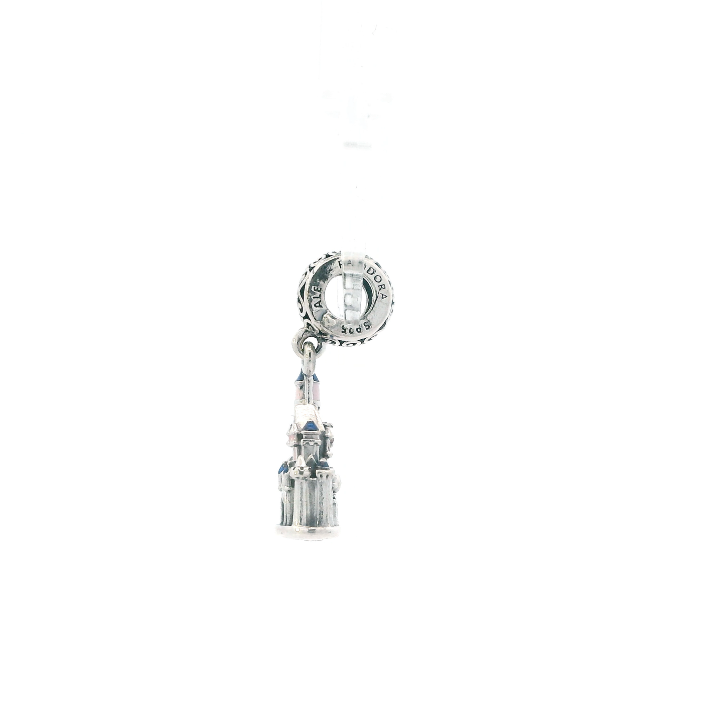Sterling Silver Pandora Disneyland Sleeping Beauty Castle Dangle Charm