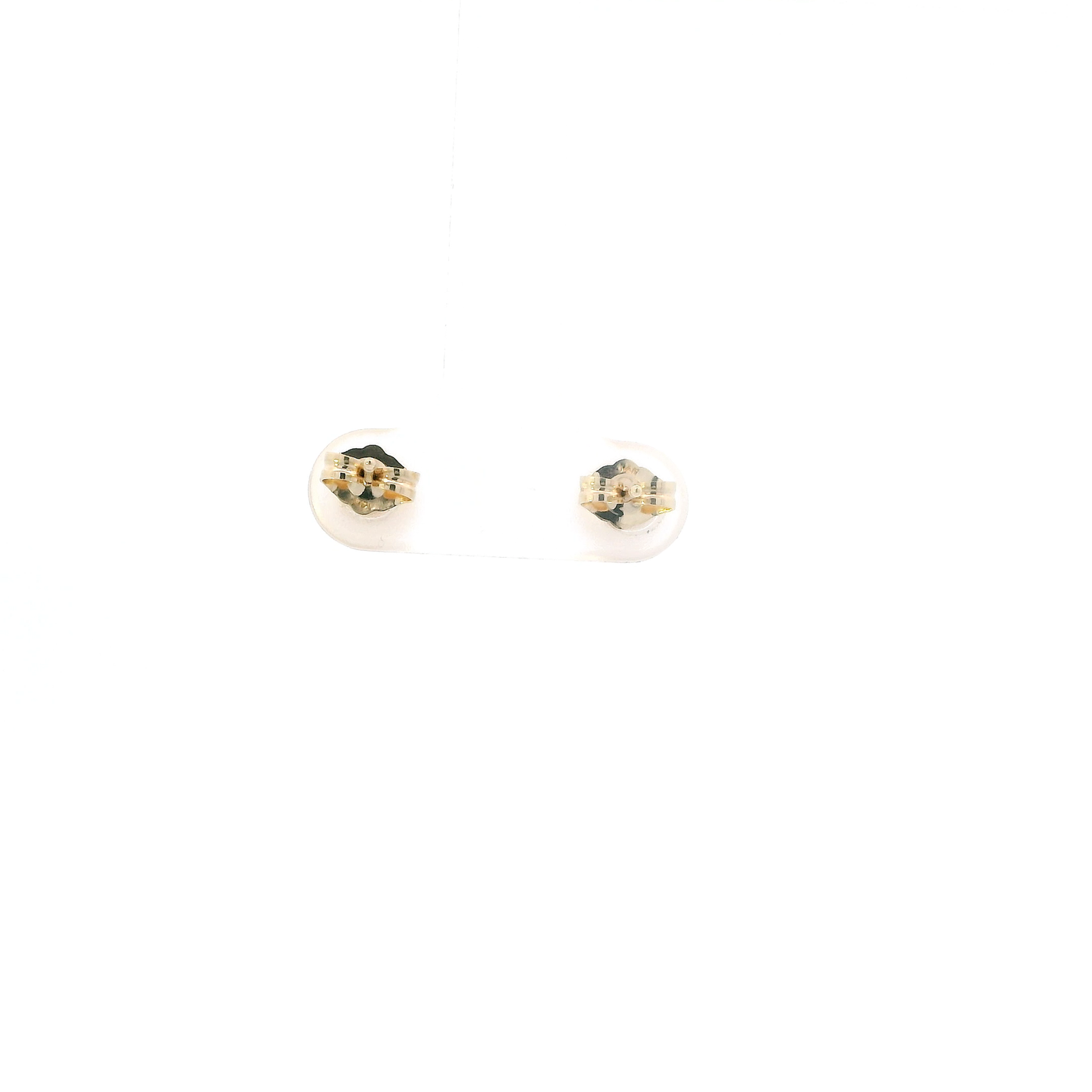 14K Yellow Gold Pearl Stud Earrings