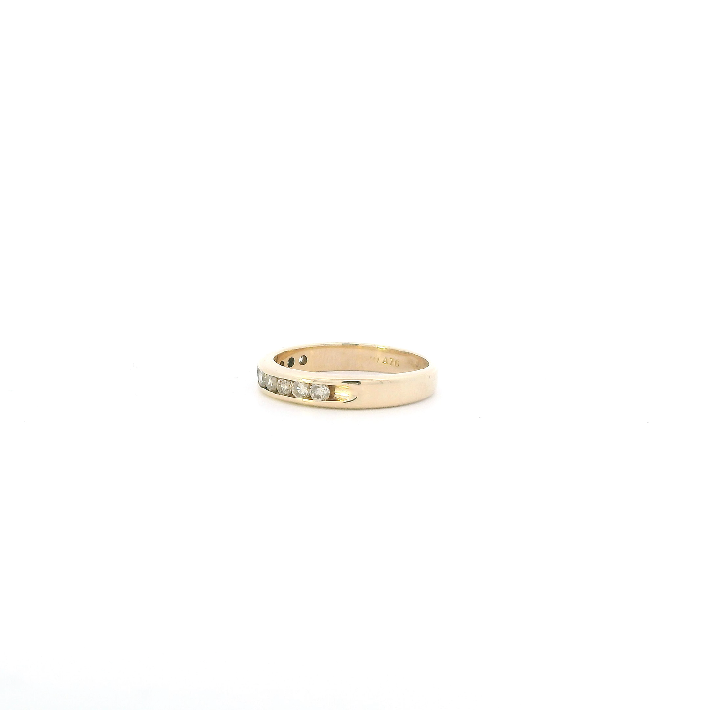 14K Yellow Gold Diamond Womens Ring - 0.40ct