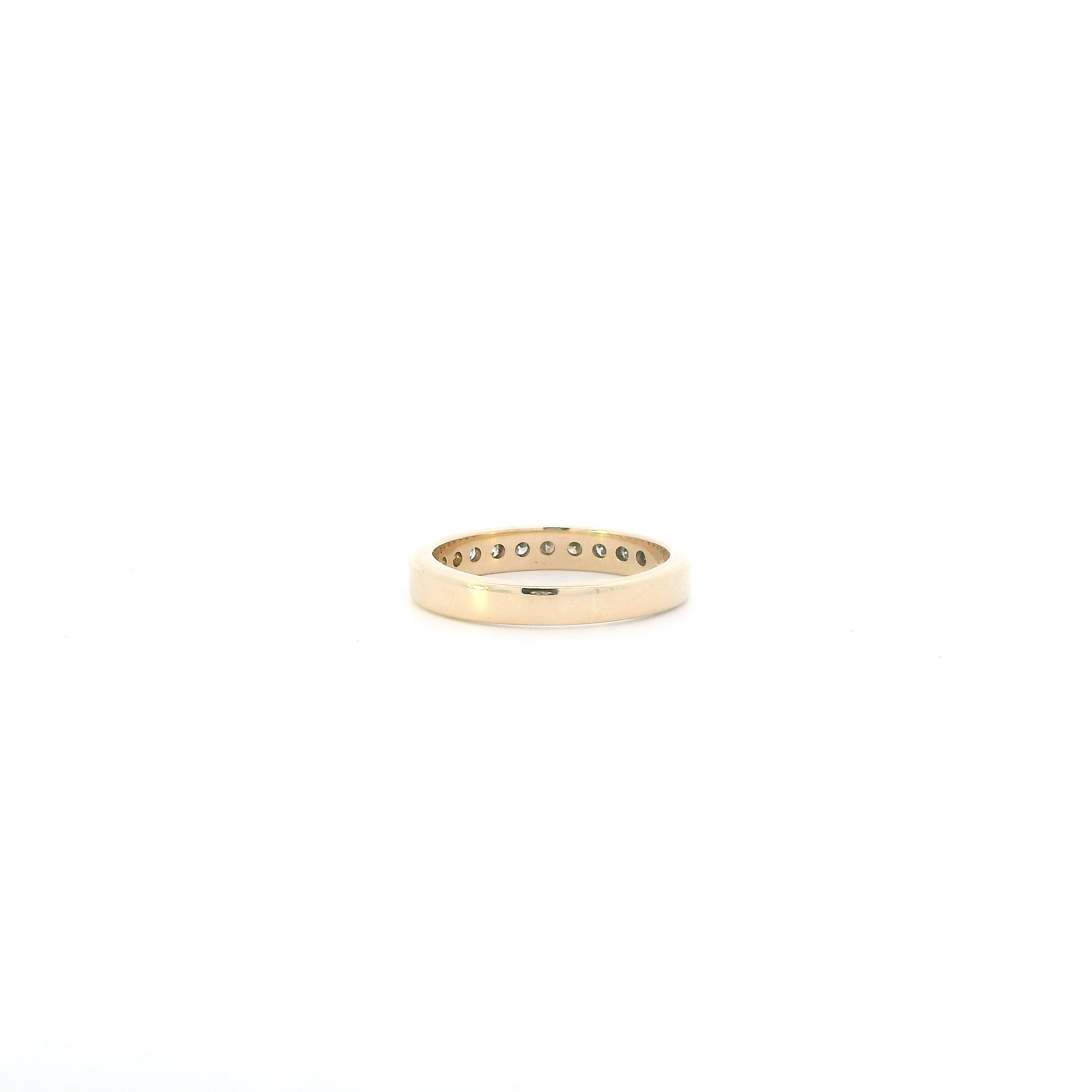 14K Yellow Gold Diamond Womens Ring - 0.40ct