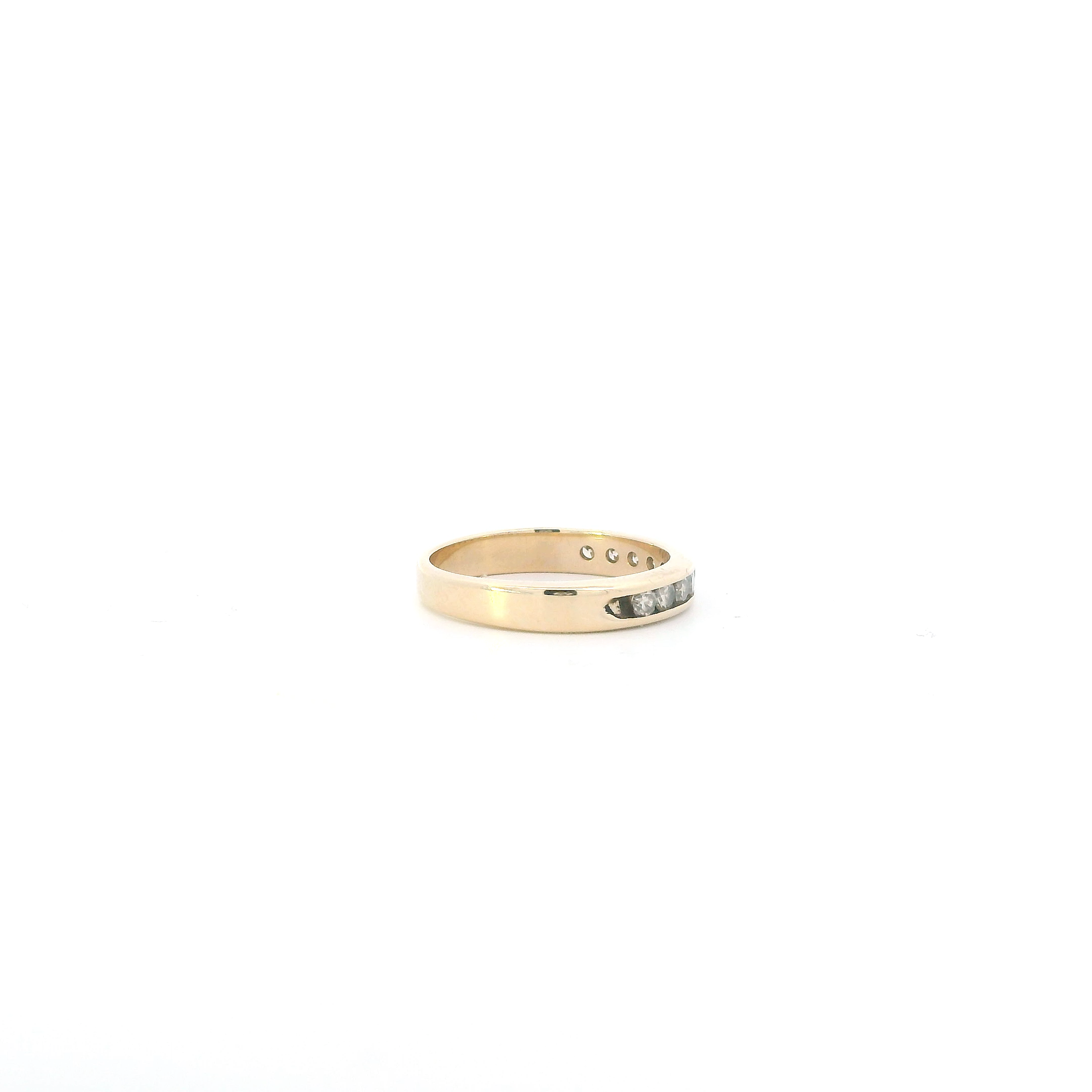 14K Yellow Gold Diamond Womens Ring - 0.40ct