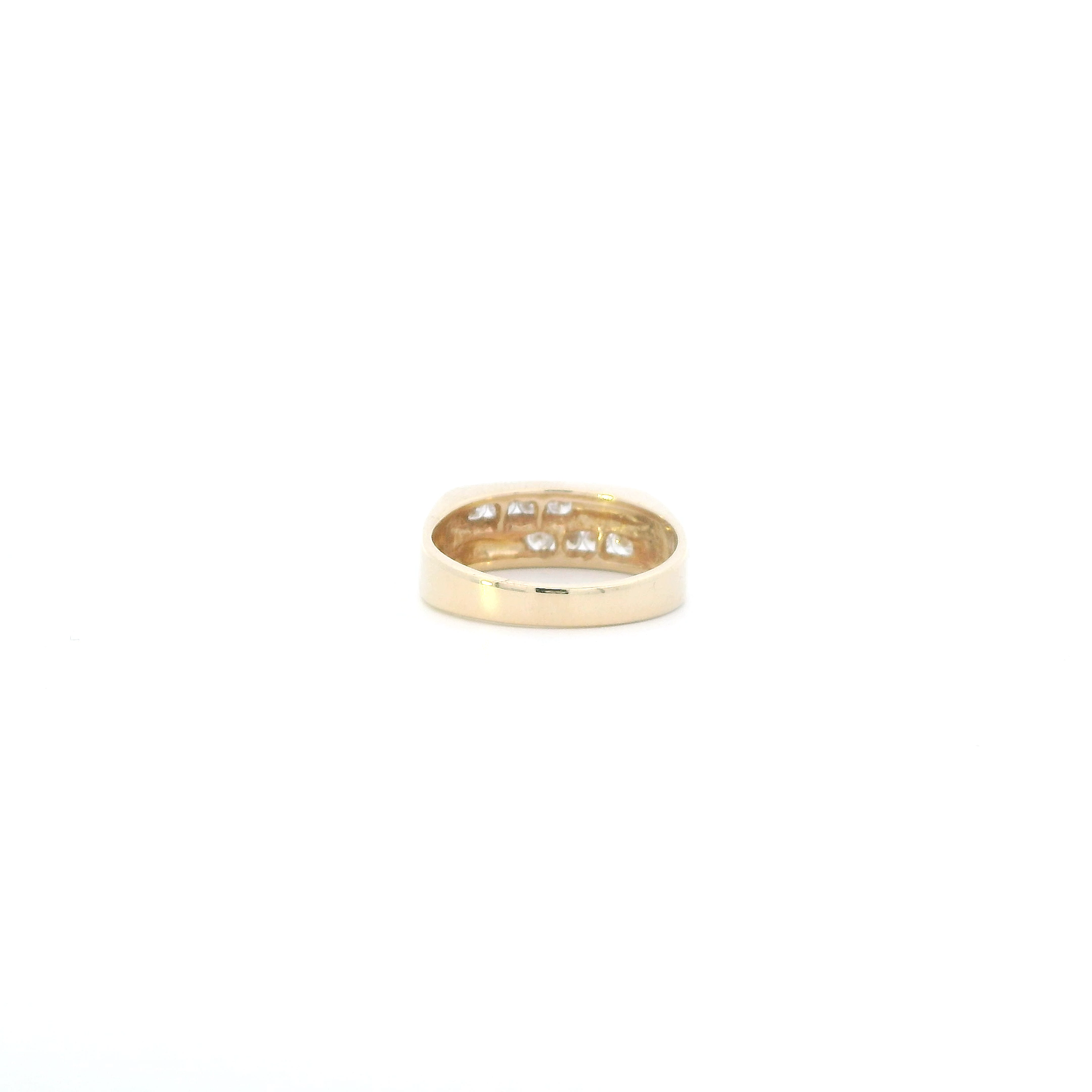 14K Yellow Gold Diamond Womens Ring - 0.32ct