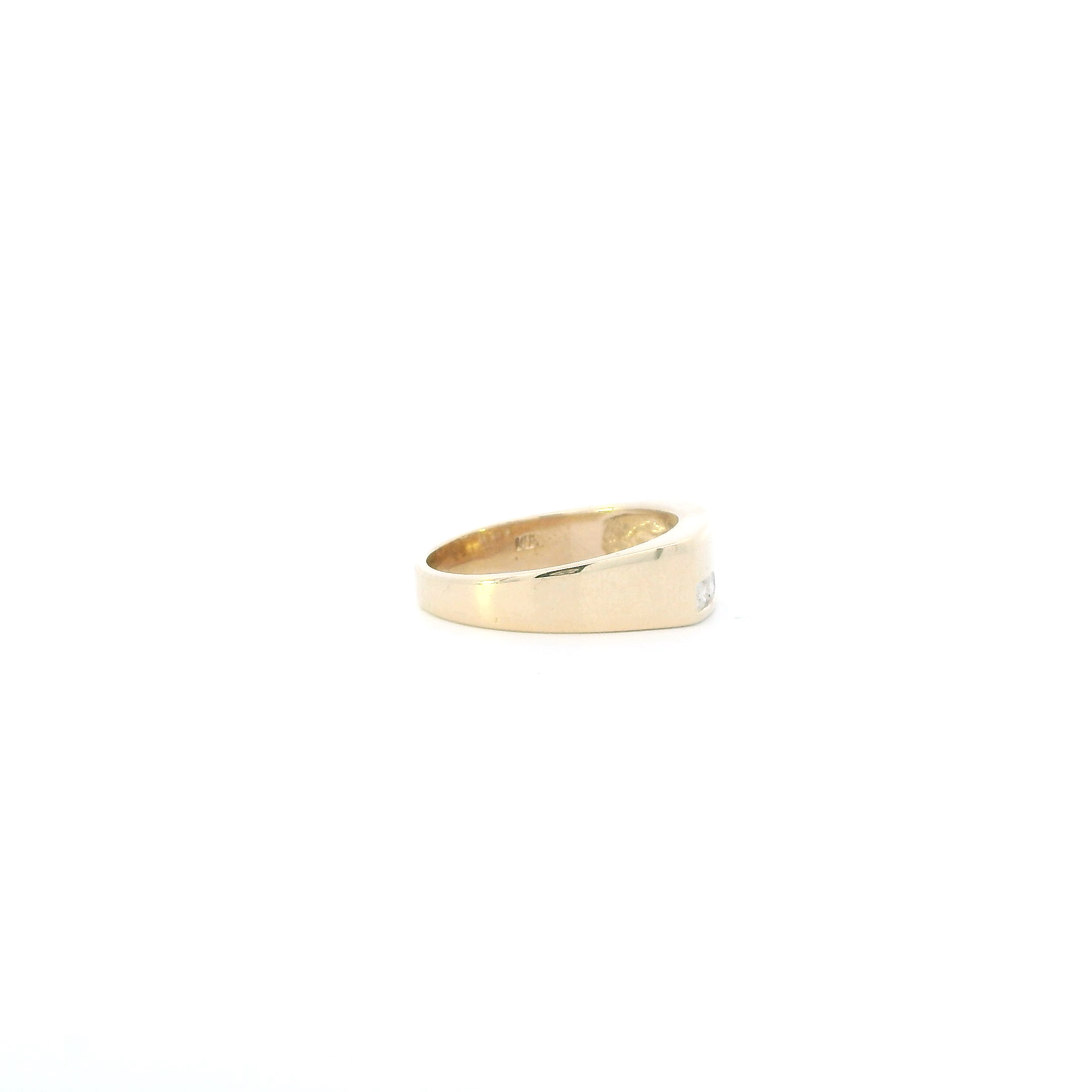 14K Yellow Gold Diamond Womens Ring - 0.32ct