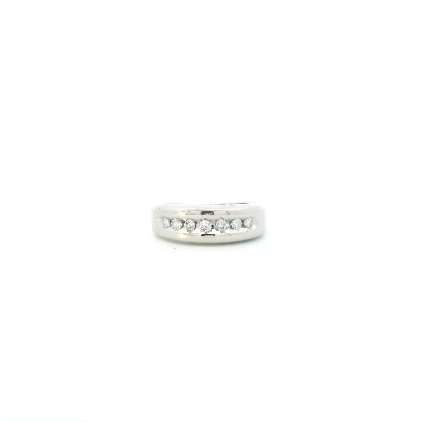 14K White Gold Diamond Womens Ring - 0.35ct