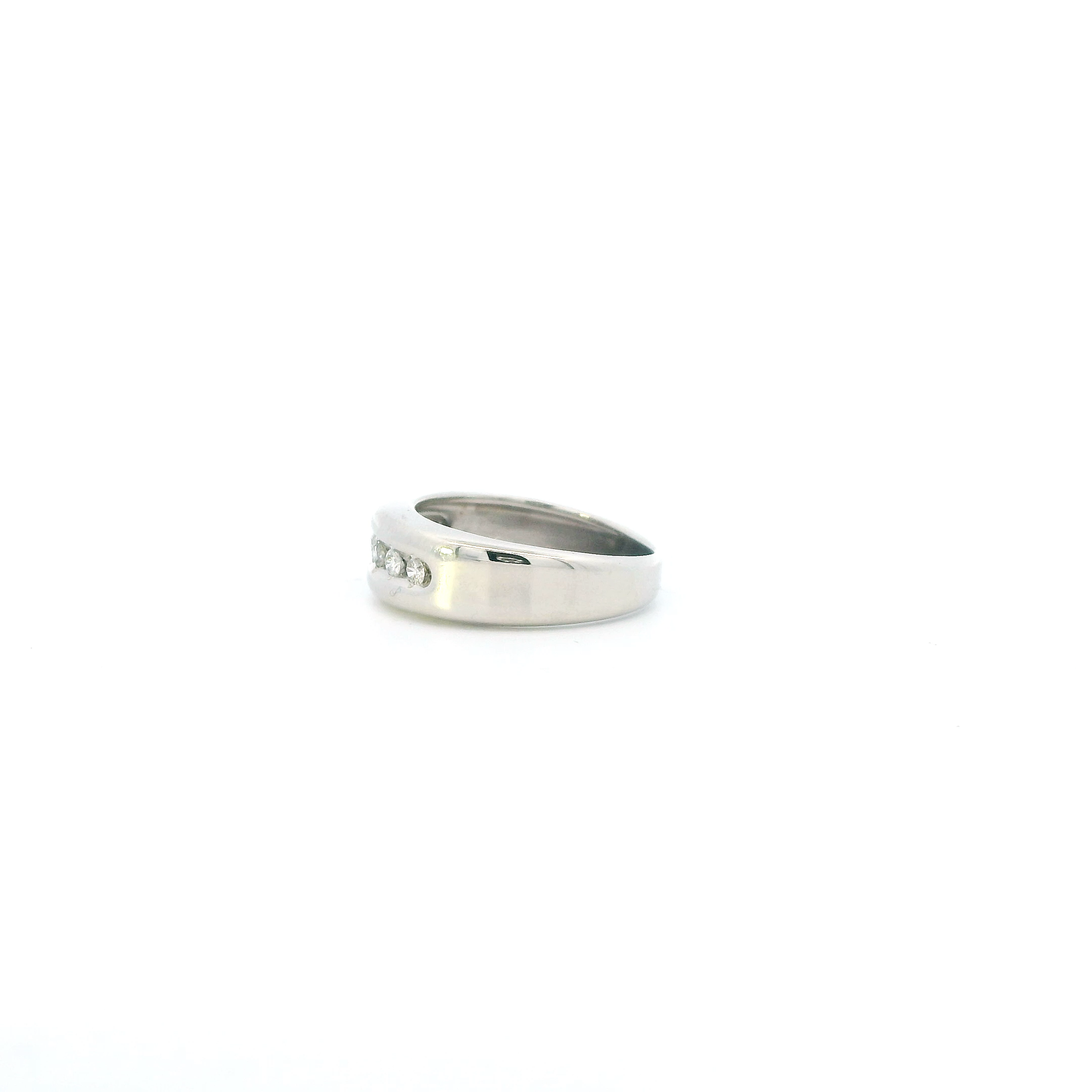 14K White Gold Diamond Womens Ring - 0.35ct