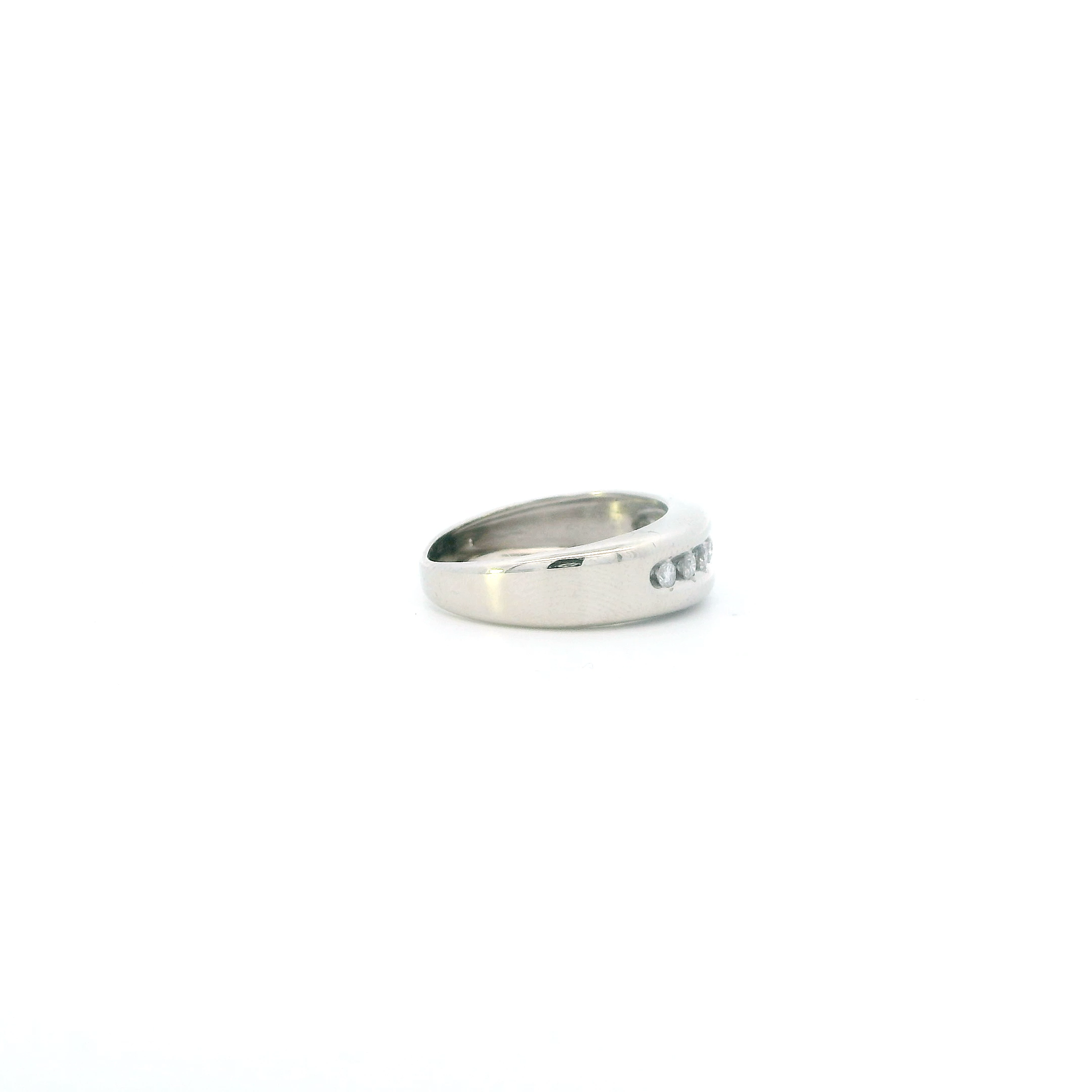 14K White Gold Diamond Womens Ring - 0.35ct