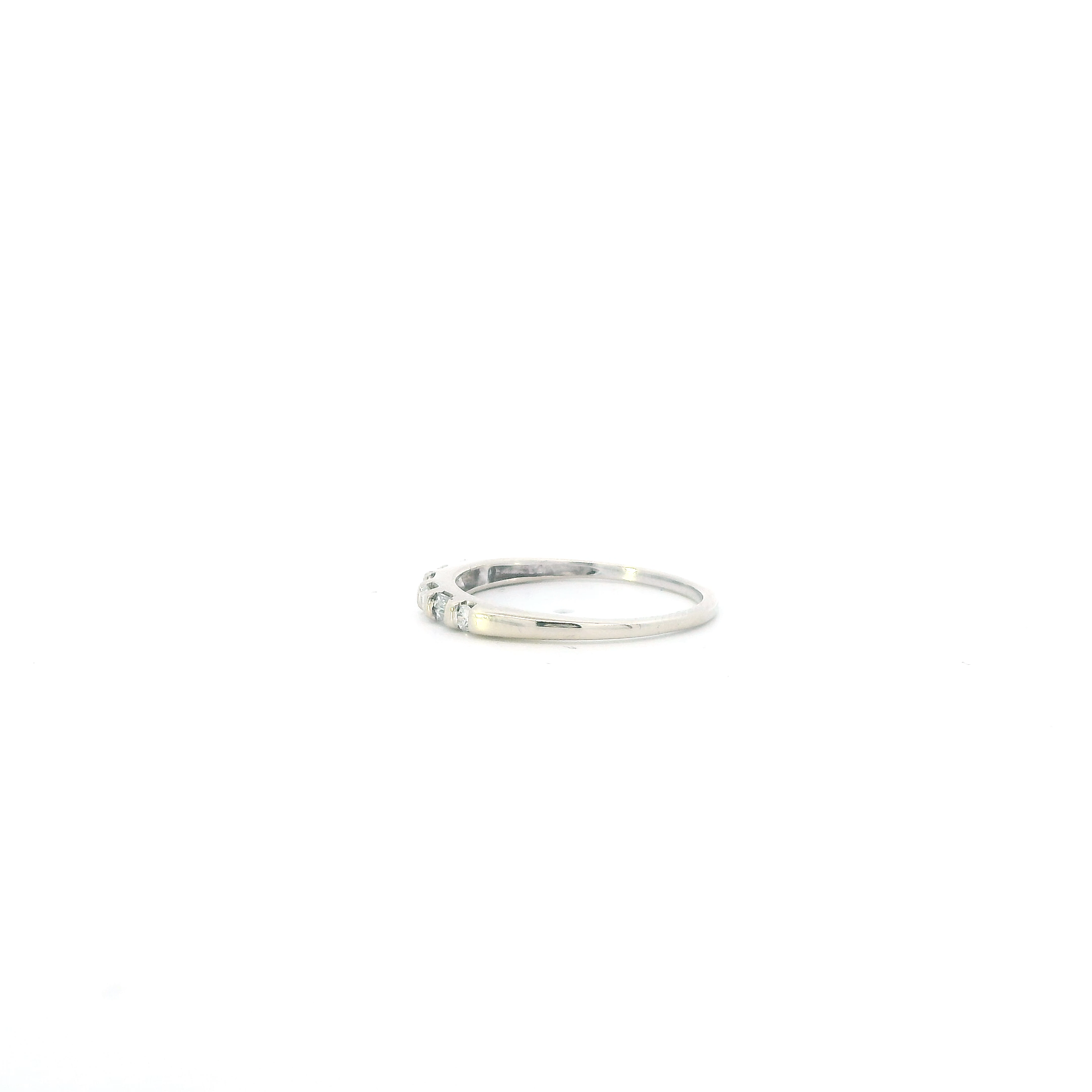 14K White Gold Diamond Womens Ring - 0.45ct