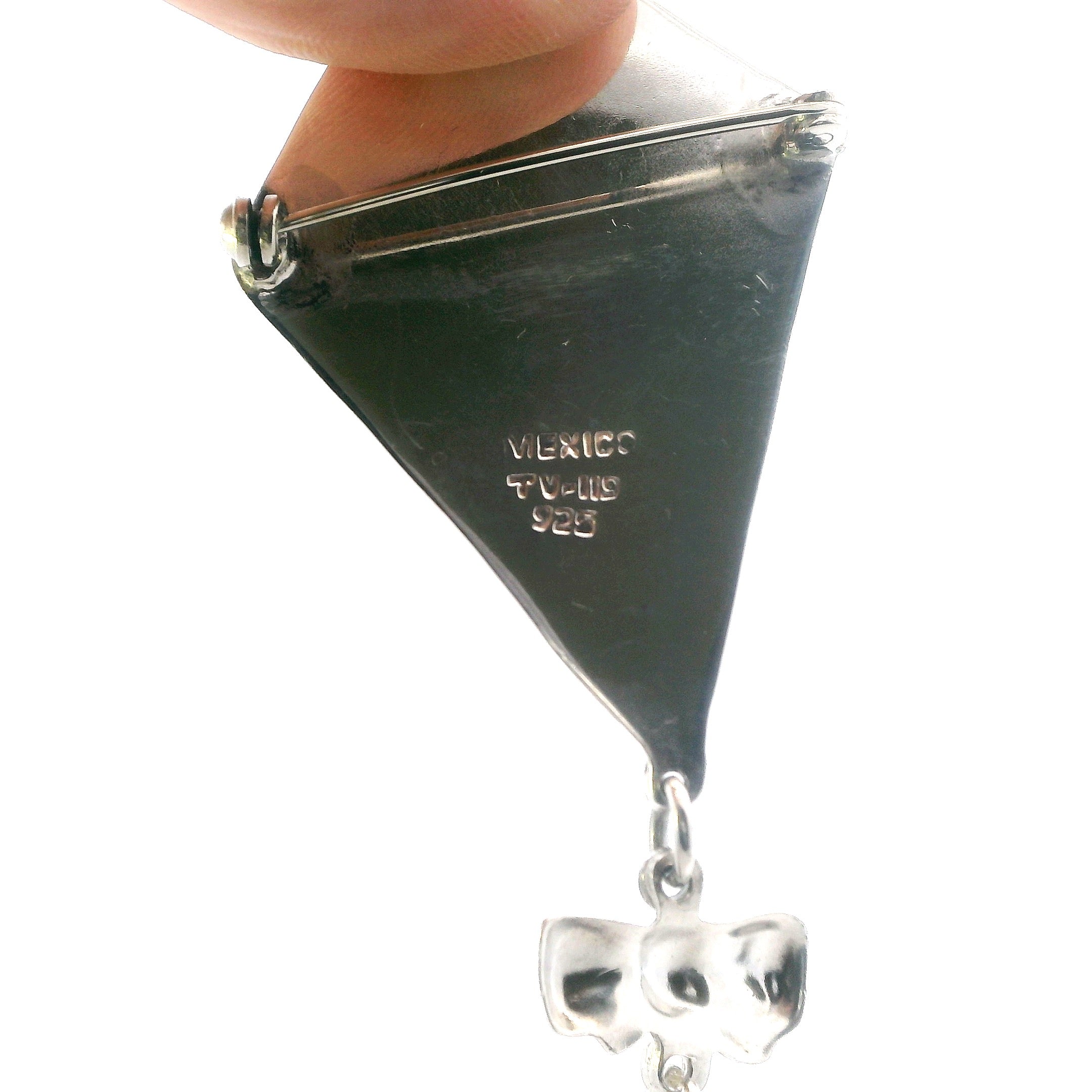 Vintage Sterling Silver Taxco Kite Pendant