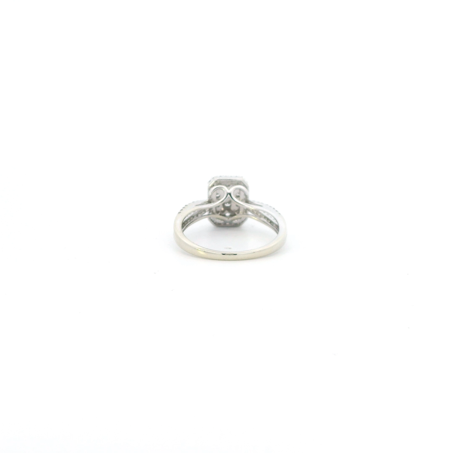 10K White Gold Diamonds Womens Ring - 0.44ct