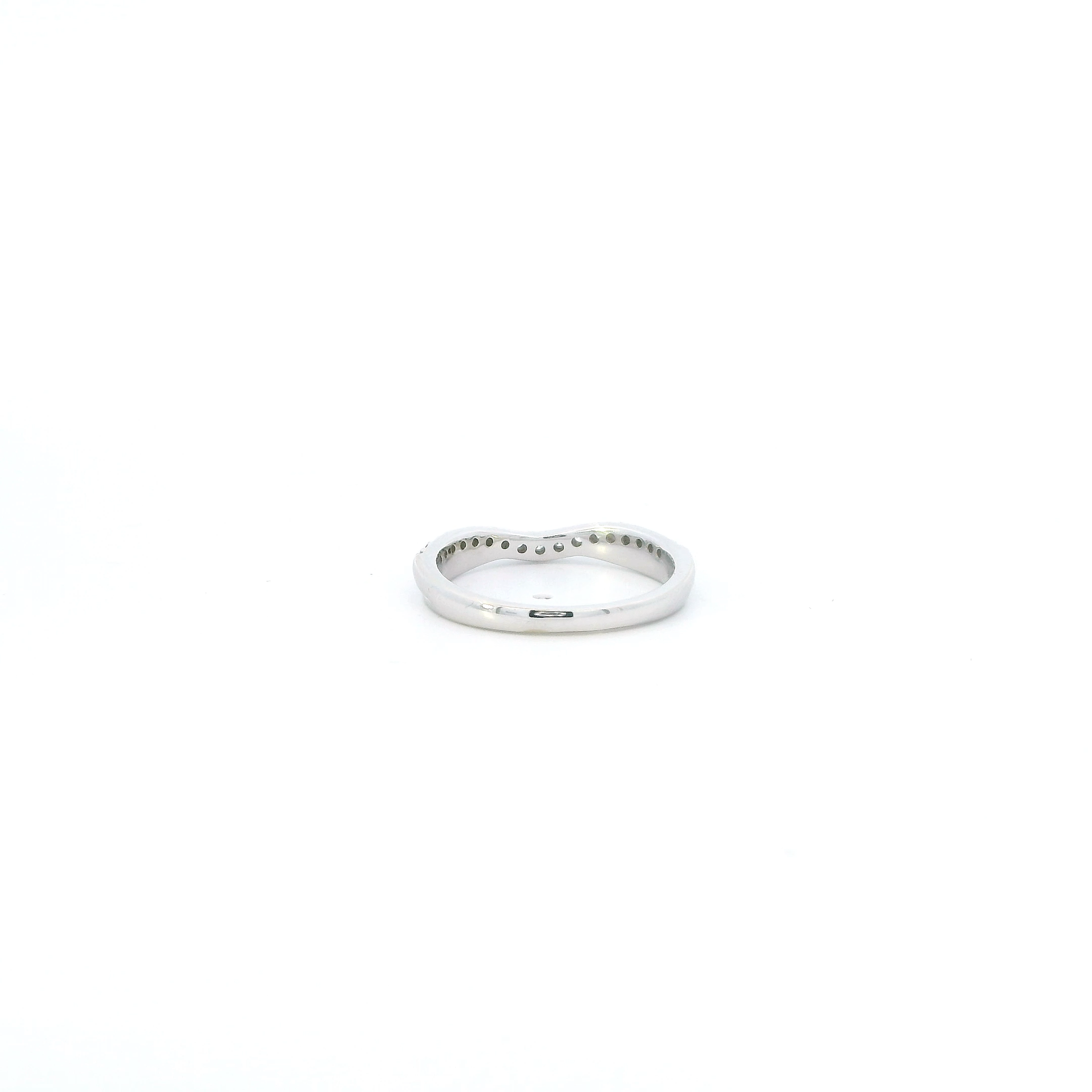 14K White Gold Diamonds Womens Ring - 0.22ct