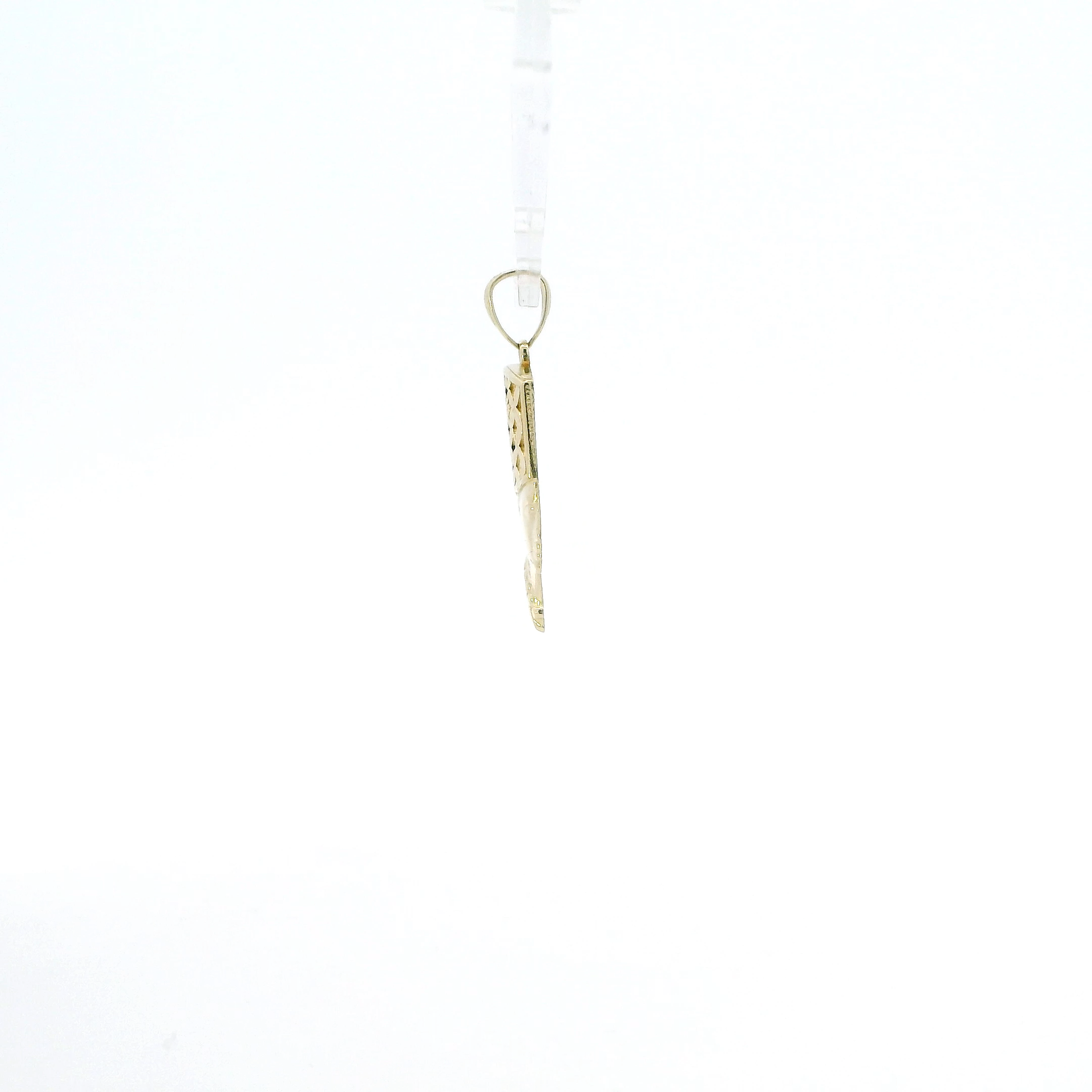 10K Yellow Gold Nefertiti Pendant