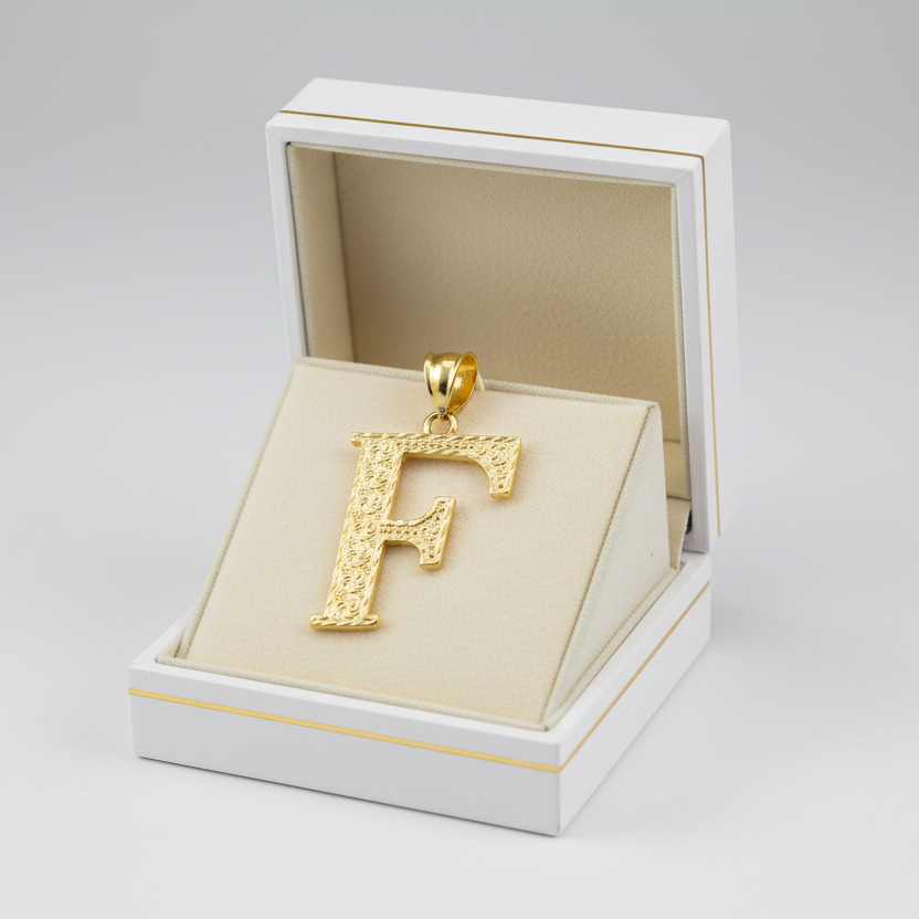14K Yellow Gold Letter 