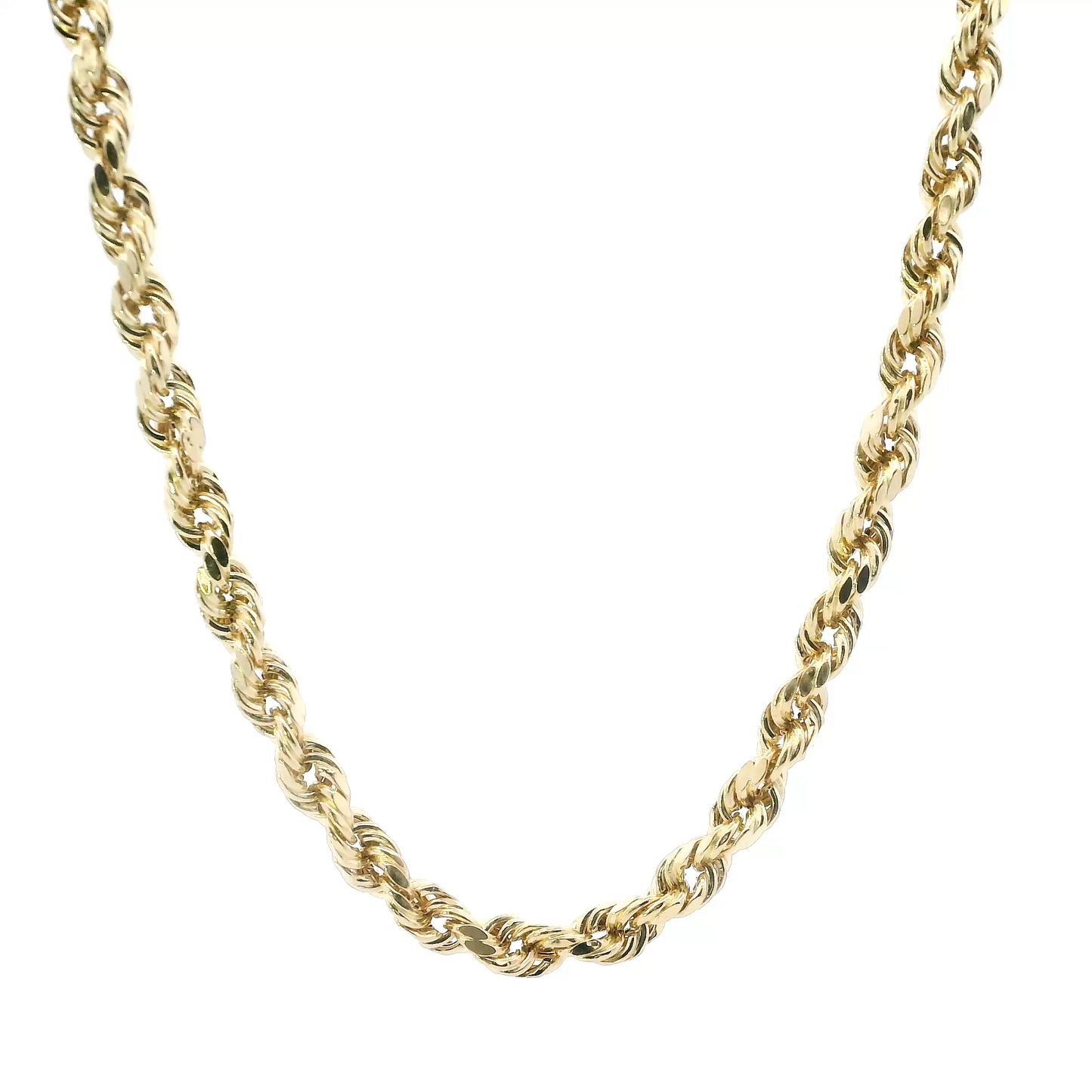 14K Yellow Gold 25" Rope Chain
