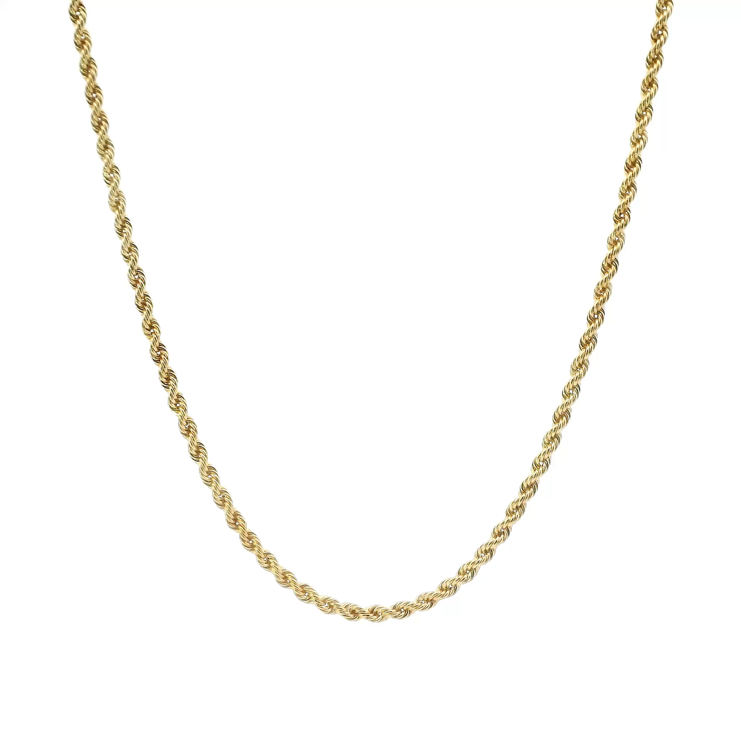 10K Yellow Gold 20" Rope Chain