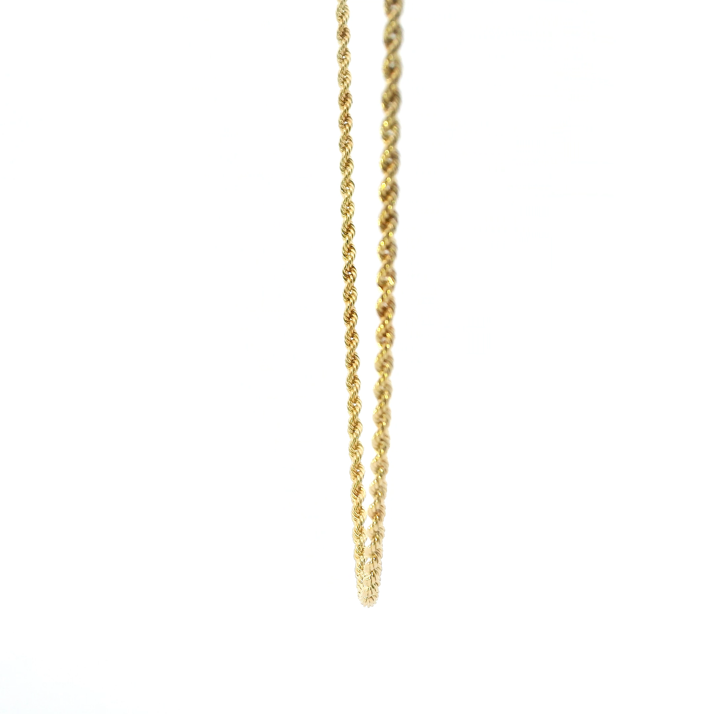10K Yellow Gold 20" Rope Chain