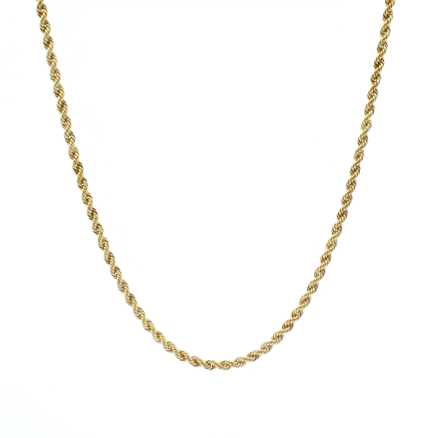 10K Yellow Gold 20" Rope Chain
