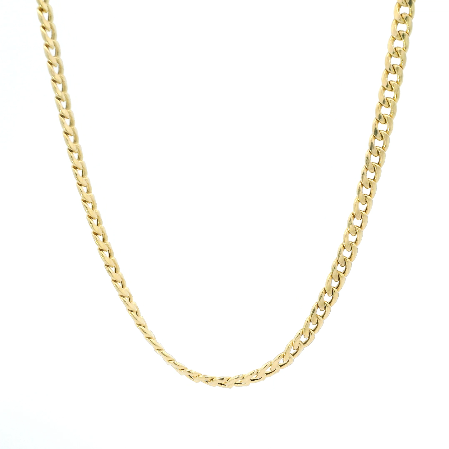 10K Yellow Gold 27" Hollow Cuban Chain