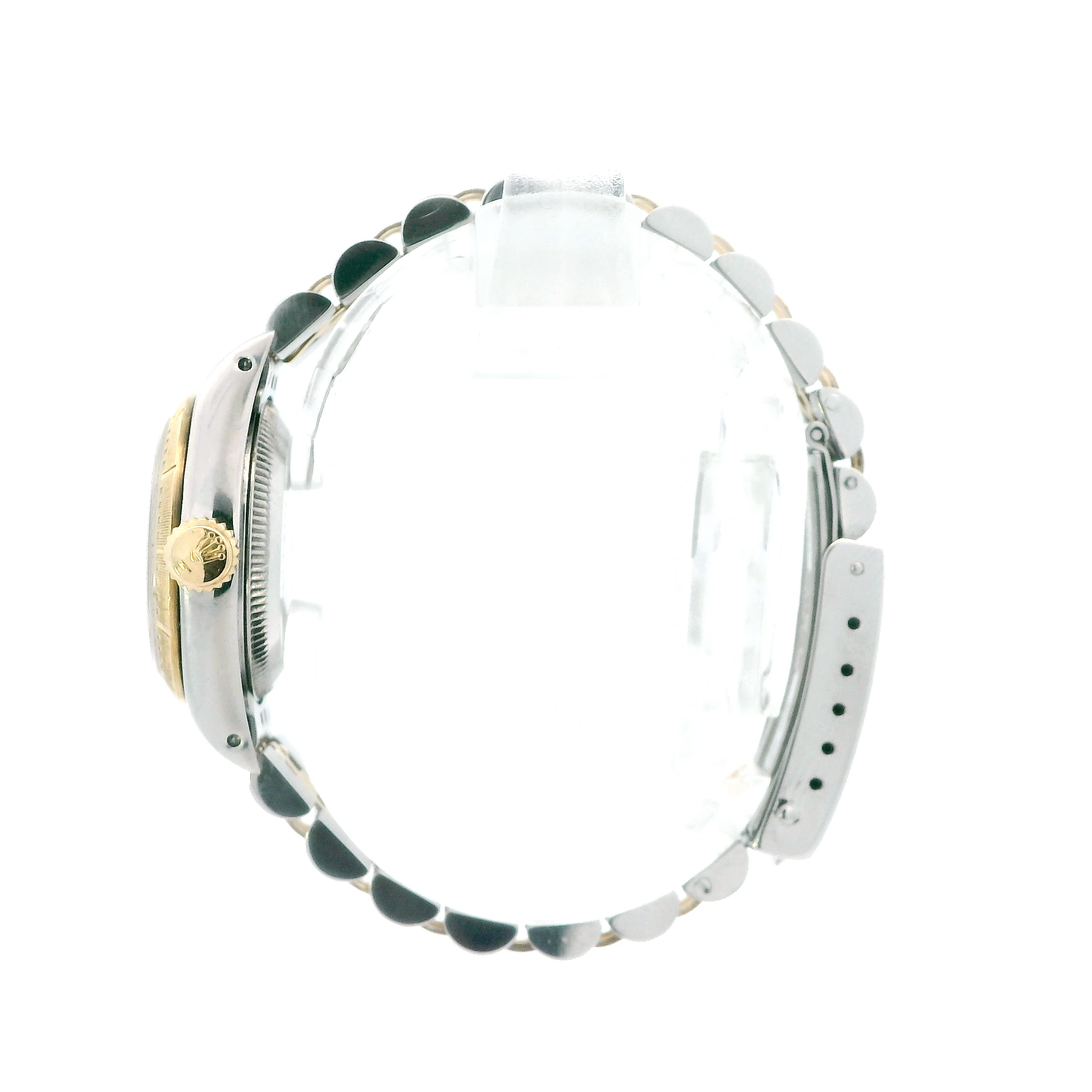 Rolex Oyster Perpetual Aftermarket Mother Of Pearl Diamond Dial On Jubilee Bracelet Ladies Wristwatch - 67423