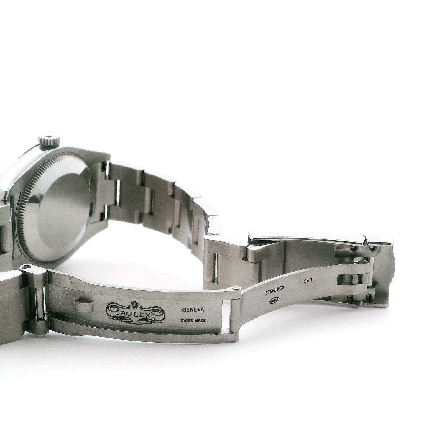 Rolex Oyster Perpetual White Roman Numeral Dial Ladies Wristwatch - S26J93H8