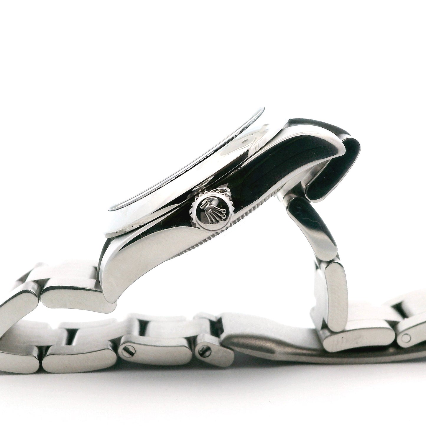 Rolex Oyster Perpetual White Roman Numeral Dial Ladies Wristwatch - S26J93H8