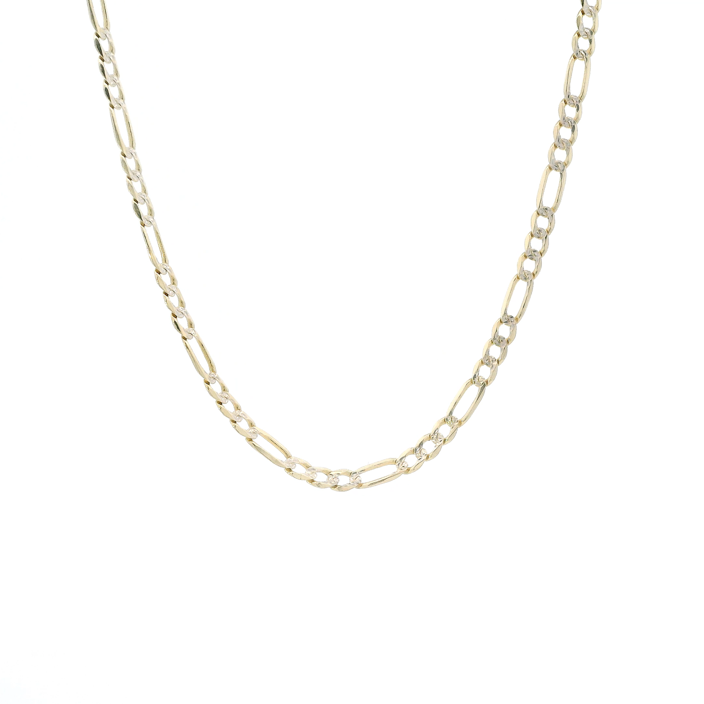 14K Yellow Gold 19" Figaro Chain