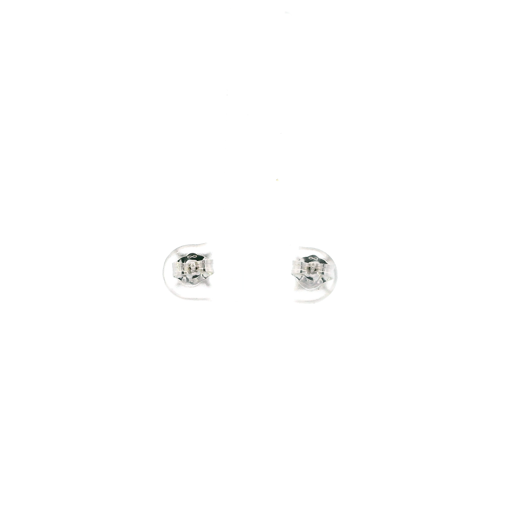 14K White Gold Diamonds Earrings - 0.36ct