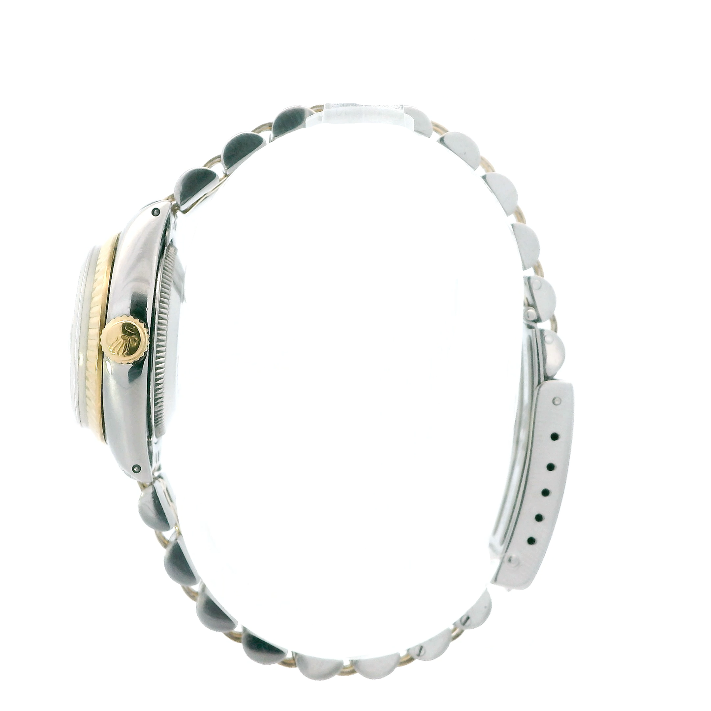 Rolex Oyster Perpetual Datejust Two Tone Jubilee Champagne Dial Ladies Wristwatch - 5932403