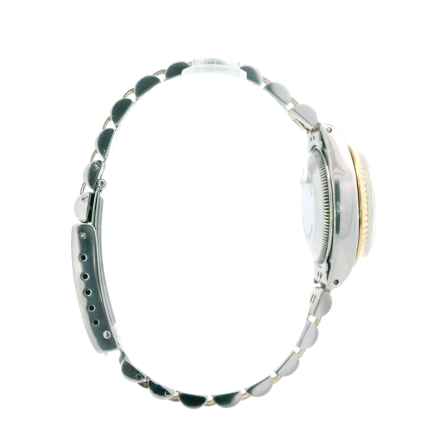 Rolex Oyster Perpetual Datejust Two Tone Jubilee Champagne Dial Ladies Wristwatch - 5932403