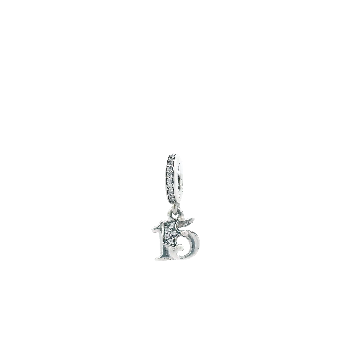 Pandora Sterling Silver 15th Birthday Dangle Charm