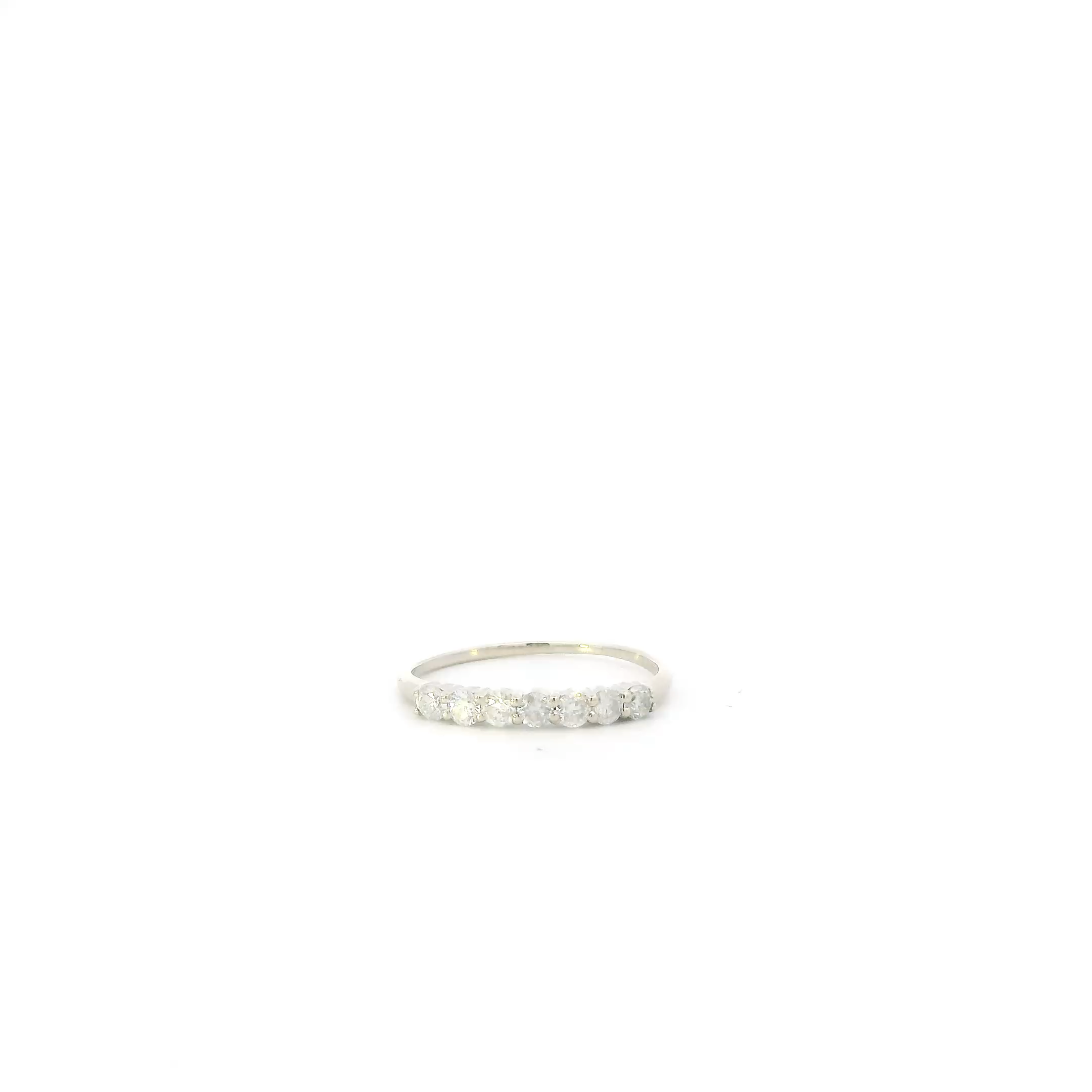 14K White Gold Diamond Womens Ring - 0.35ct