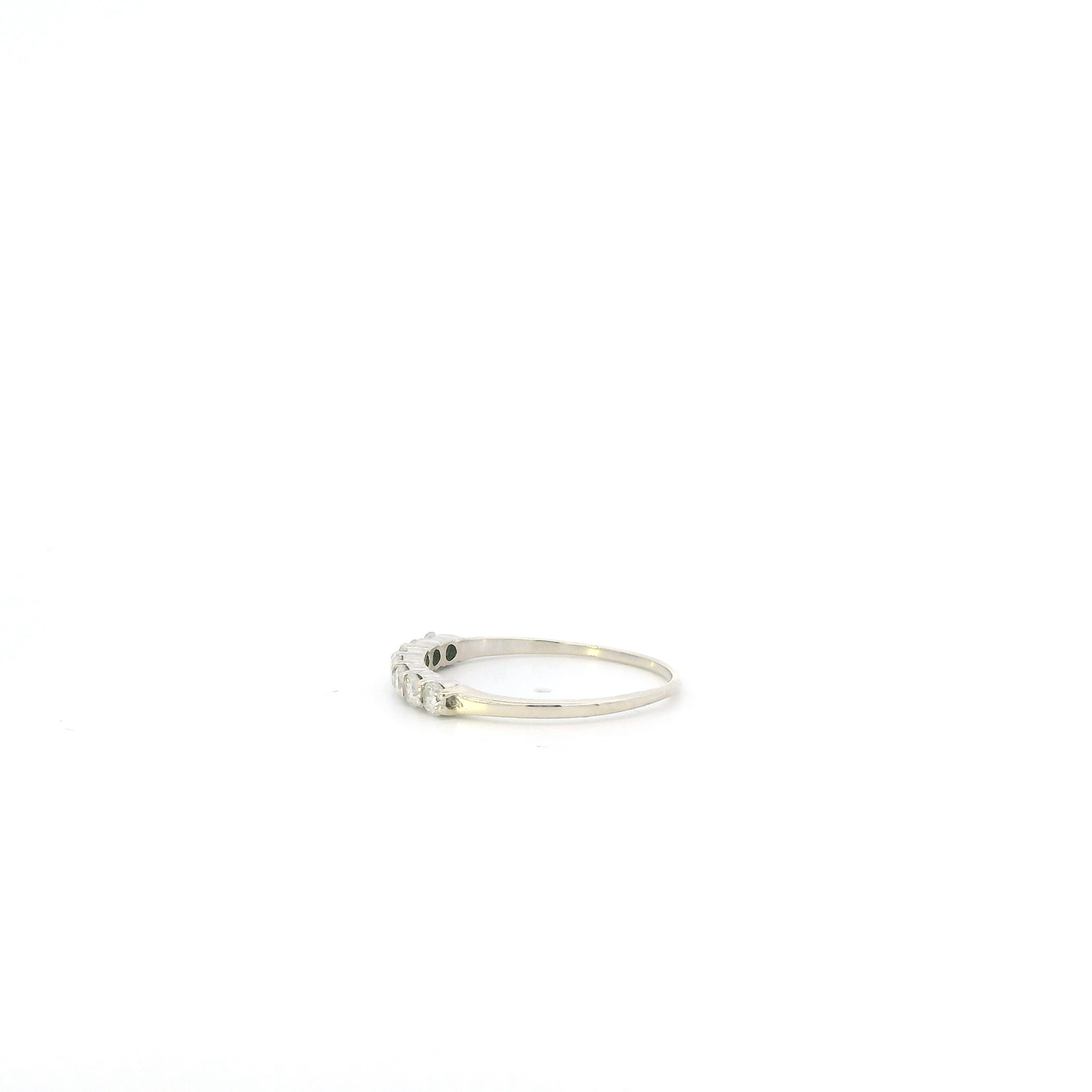 14K White Gold Diamond Womens Ring - 0.35ct