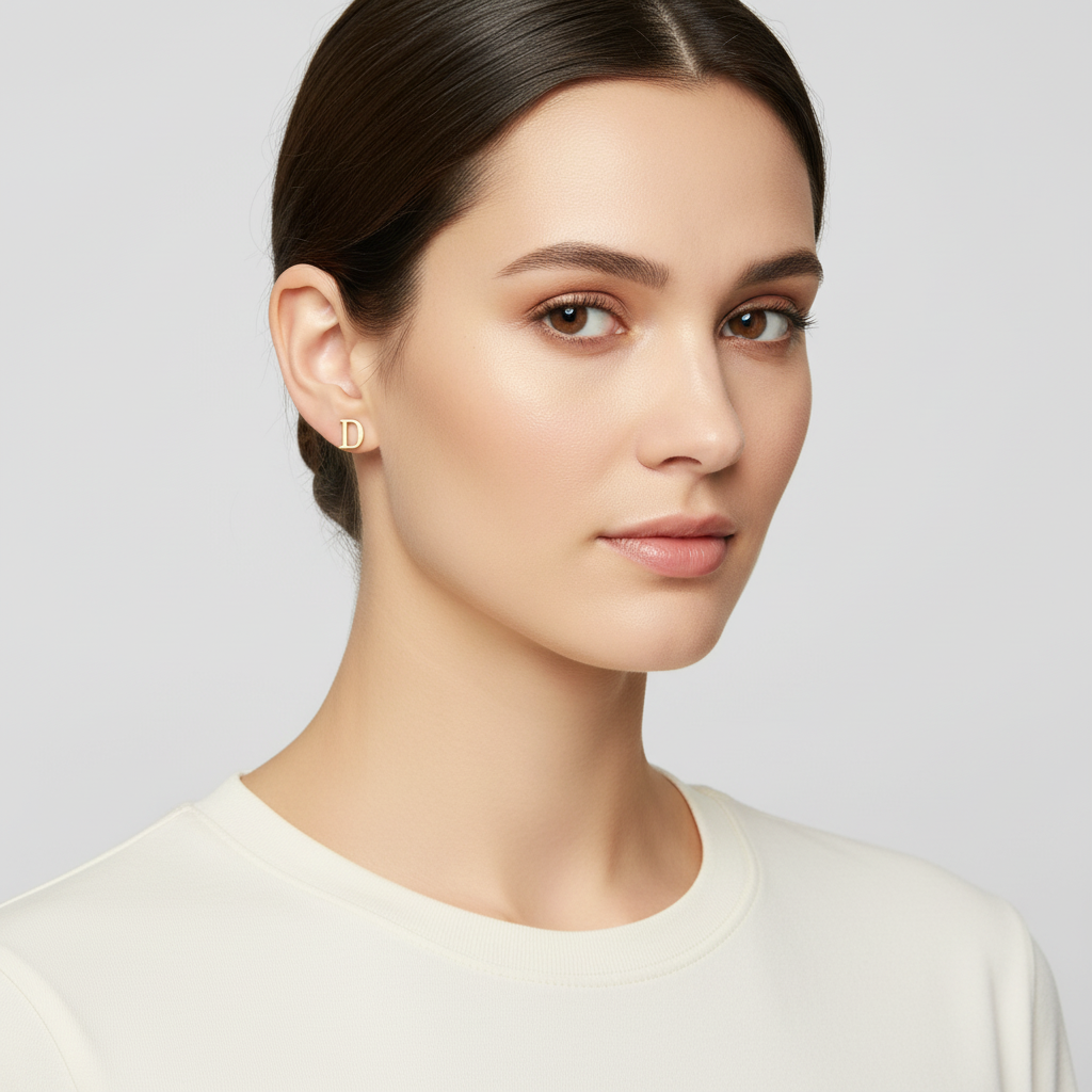 10K Yellow Gold Letter 