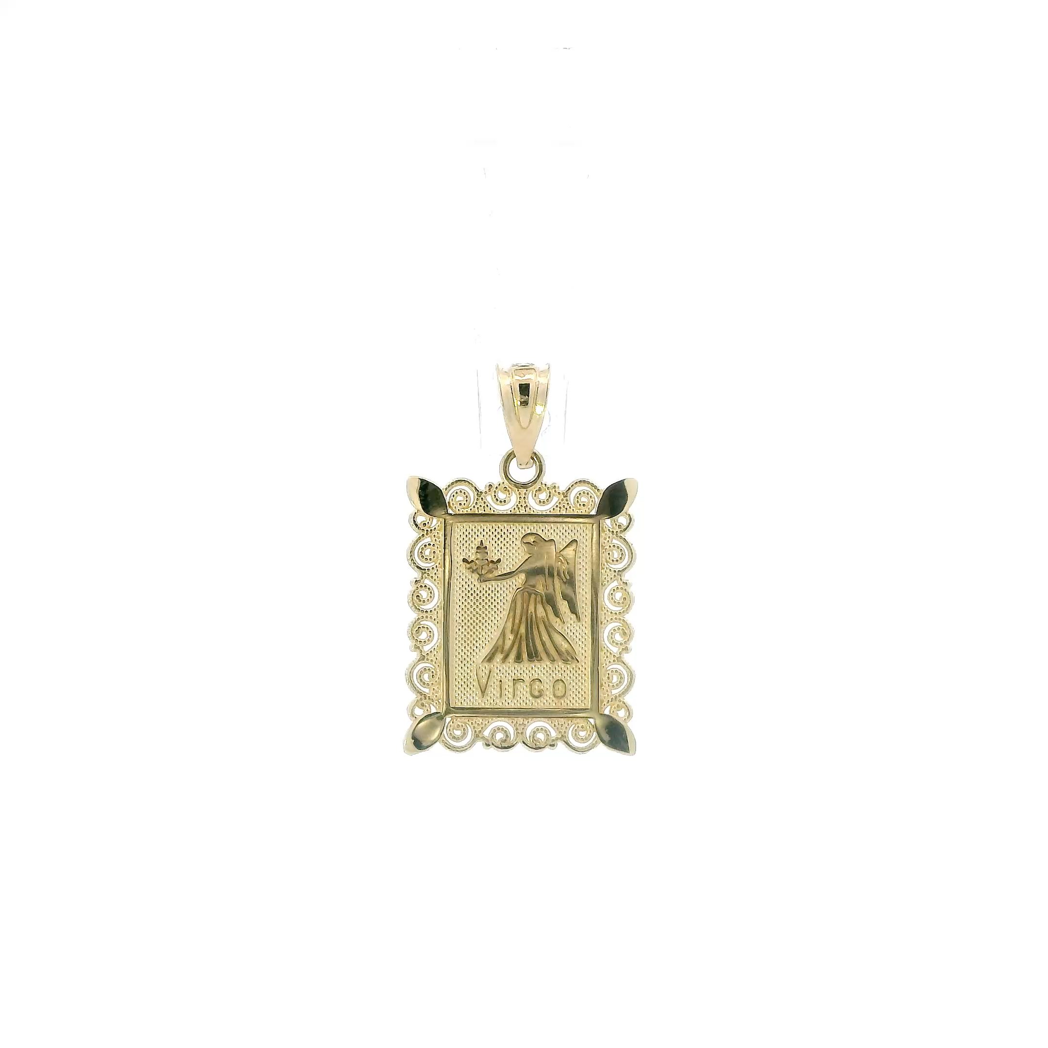 10K Yellow Gold Square 