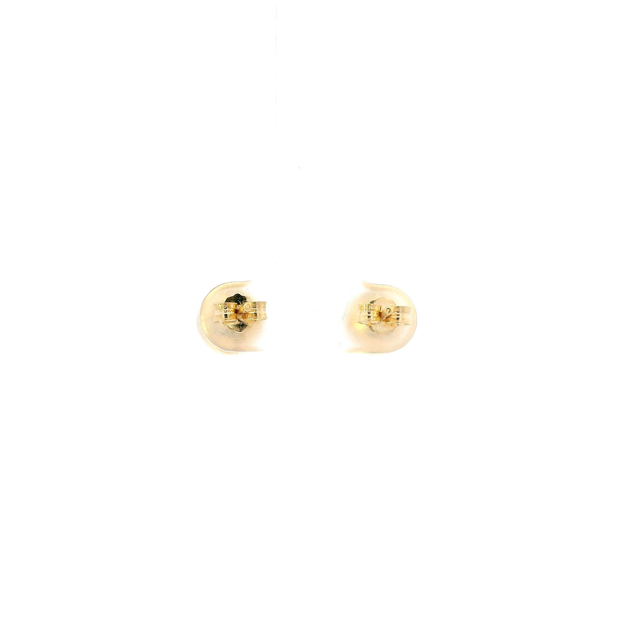18K Yellow Gold Ball Stud Earrings