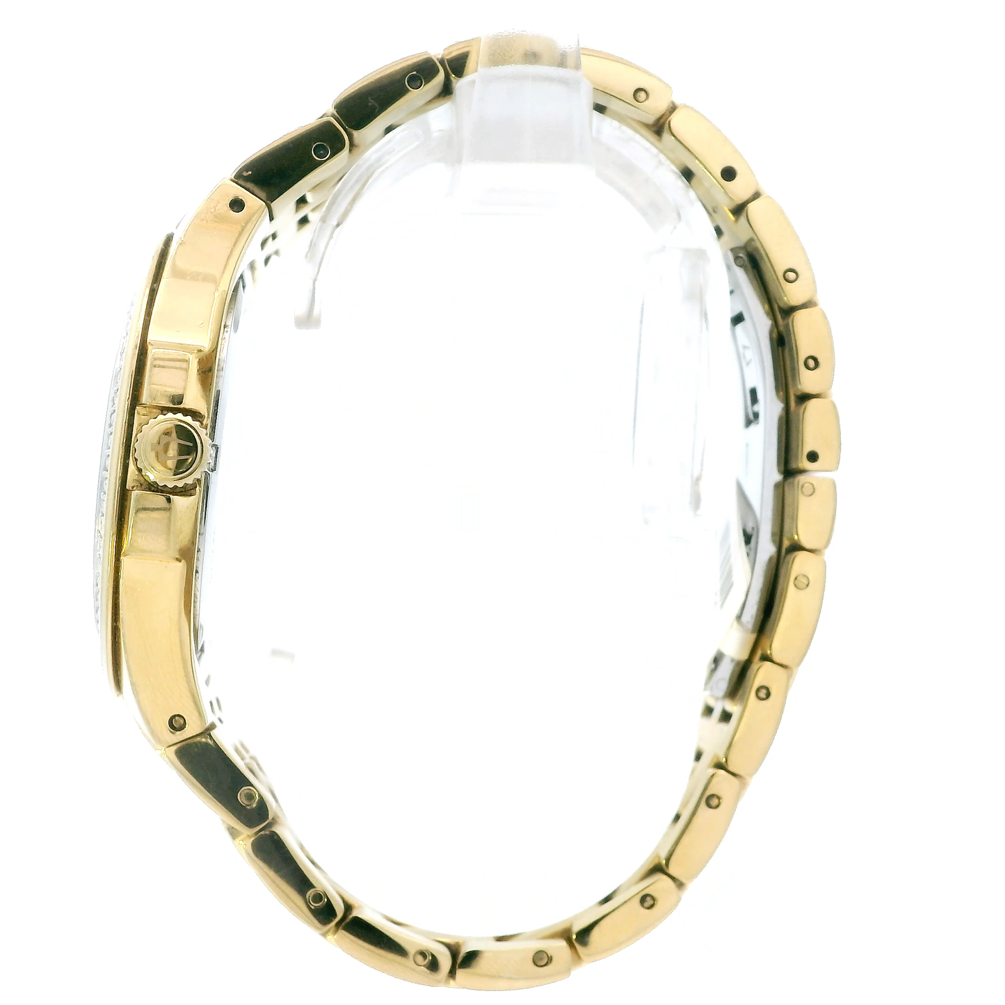 Bulova Gold Tone Stainless Steel Mens Wristwatch - 98K102